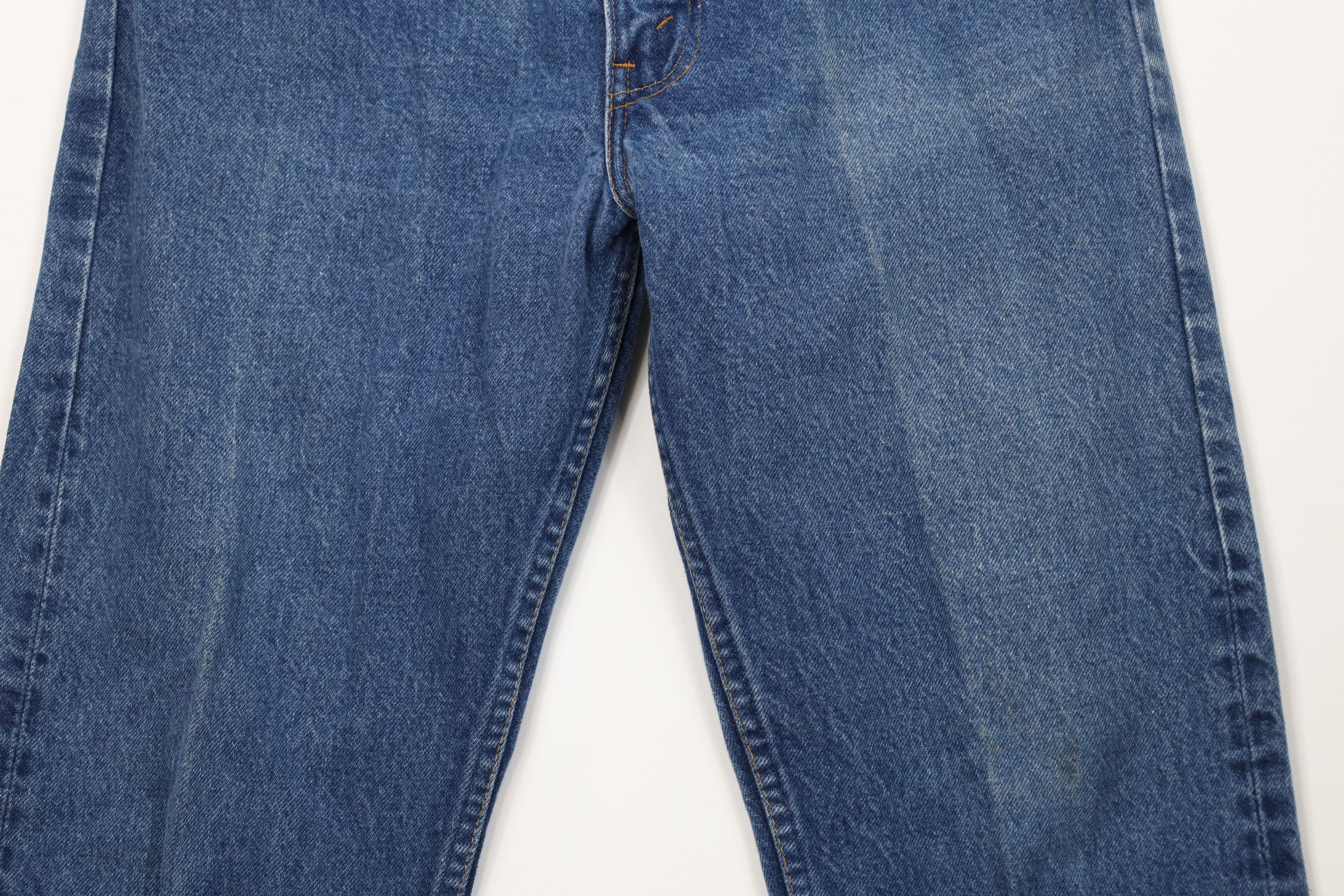 Levi's Vintage 80s Levis 505xx Regular Straight Leg Jeans Blue USA Size US 34 / EU 50 - 3 Thumbnail