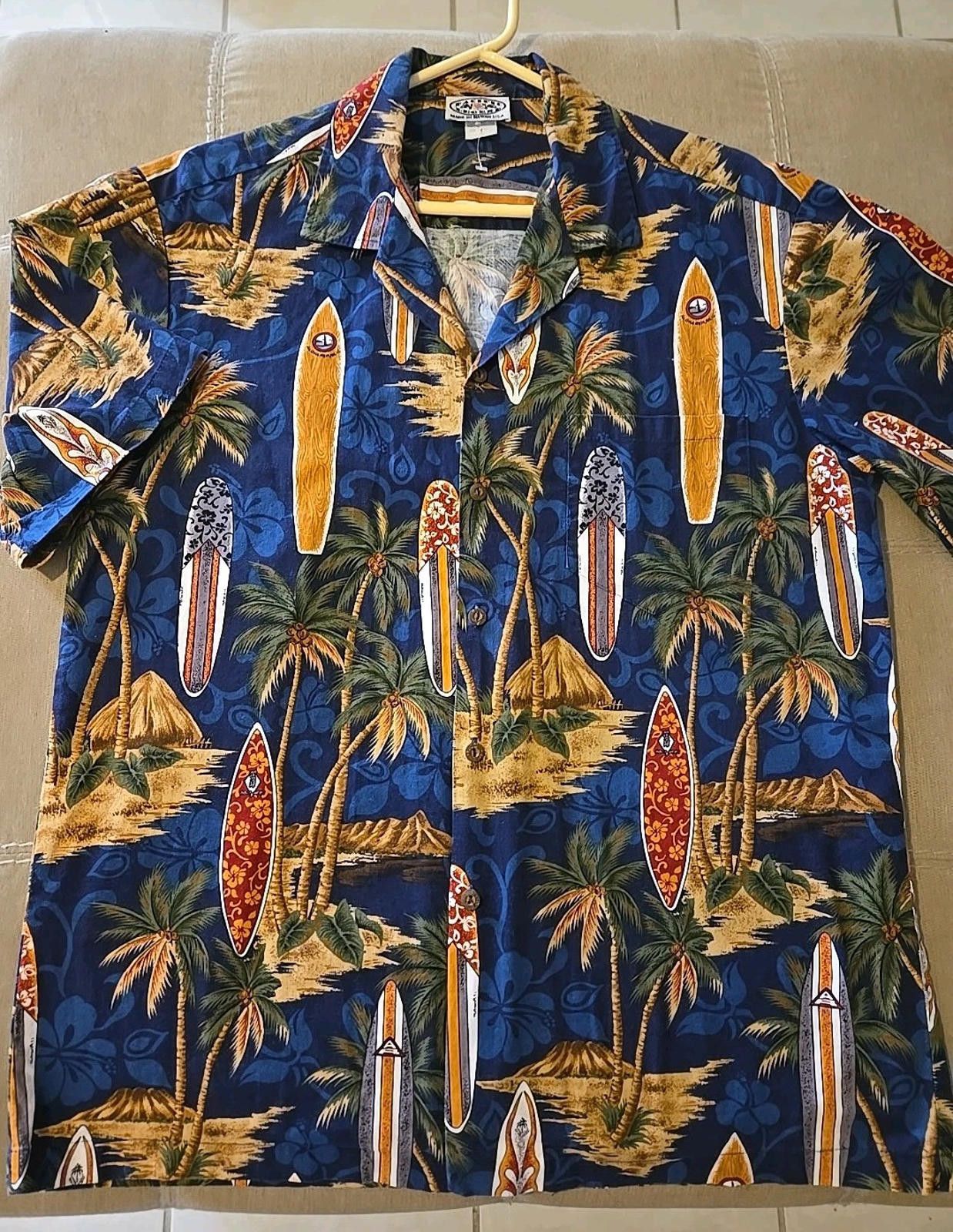 Pacific Legend Hawaiian Surf Mens Size XL Pacific Legend Shirt Beach Aloha Size US XL / EU 56 / 4 - 1 Thumbnail