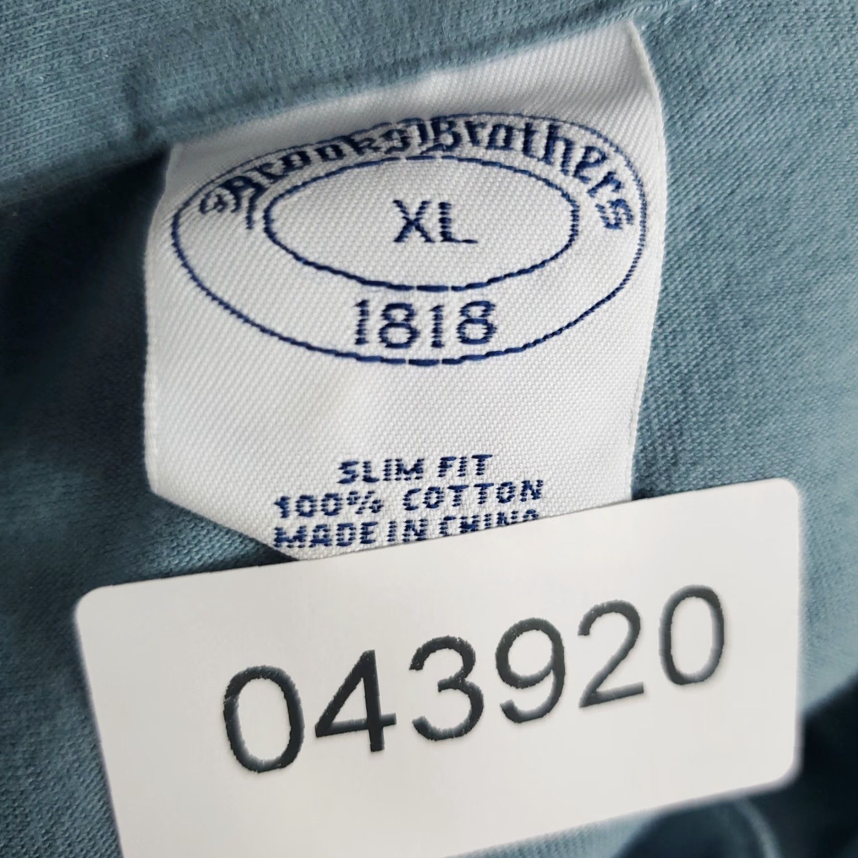 Brooks Brothers Brooks Brothers Polo Shirt Mens XL Blue Casual Short Sleeve Polo Size US XL / EU 56 / 4 - 8 Thumbnail