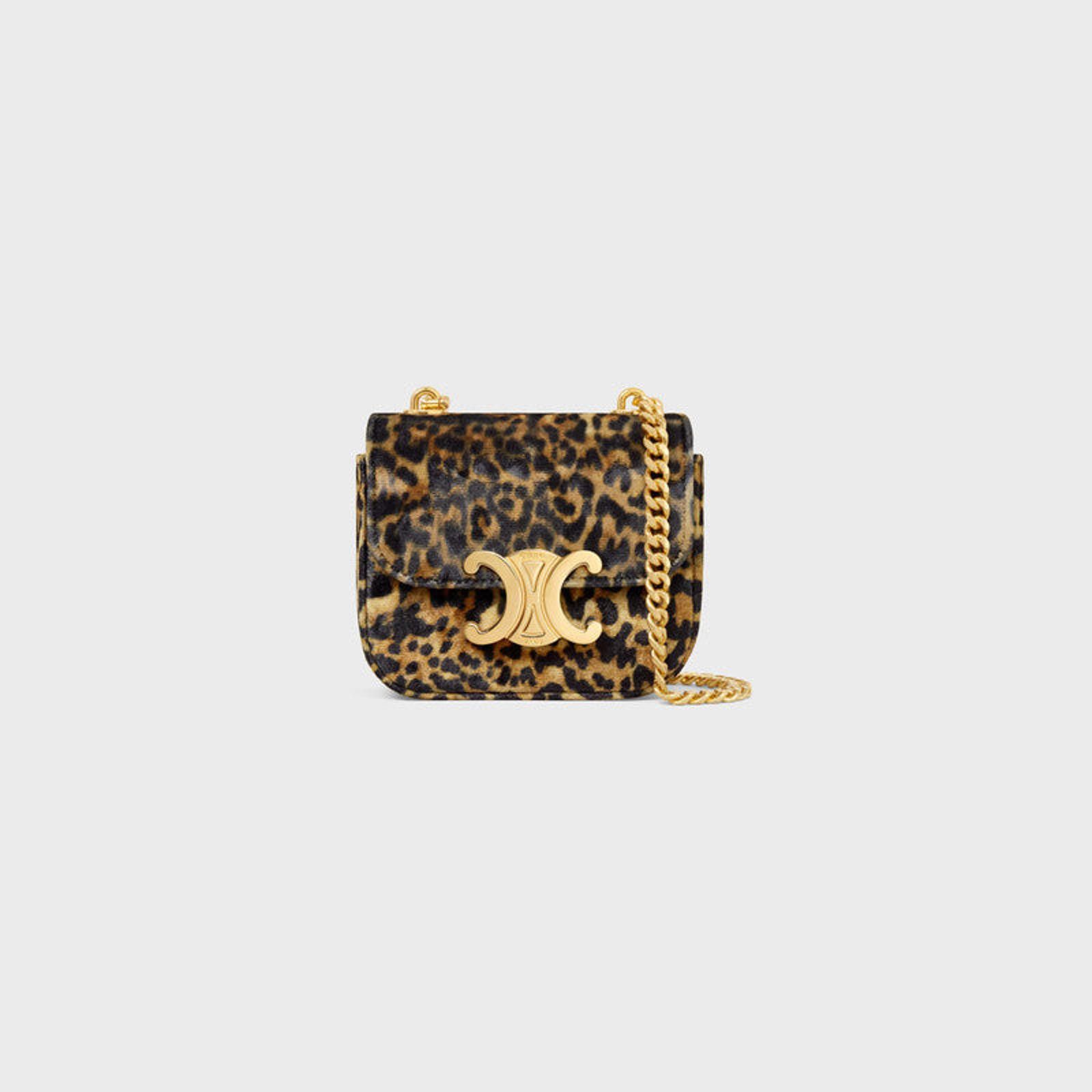 Celine Celine Claude Leopard Crossbody Size ONE SIZE - 1 Thumbnail