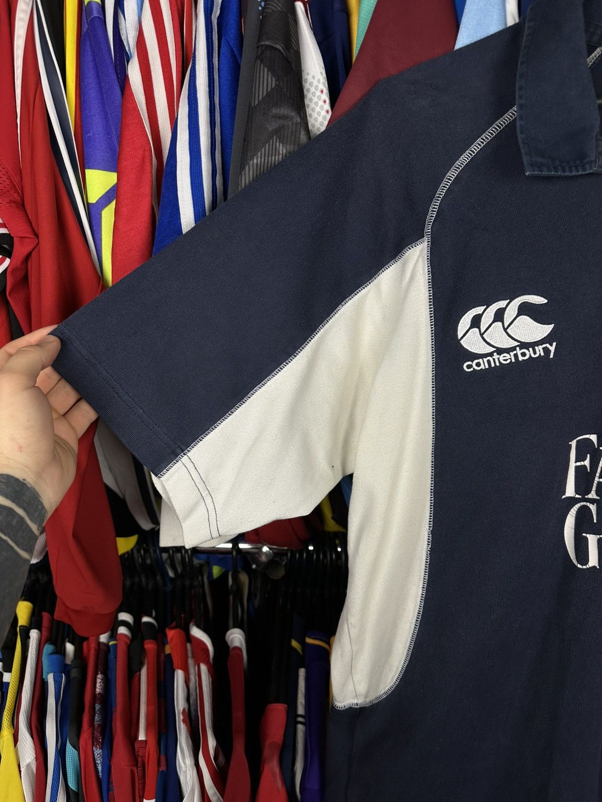 Canterbury of New Zealand Canterbury Scotland 2005/2006 rugby union shirt jersey polo Size US L / EU 52-54 / 3 - 6 Thumbnail
