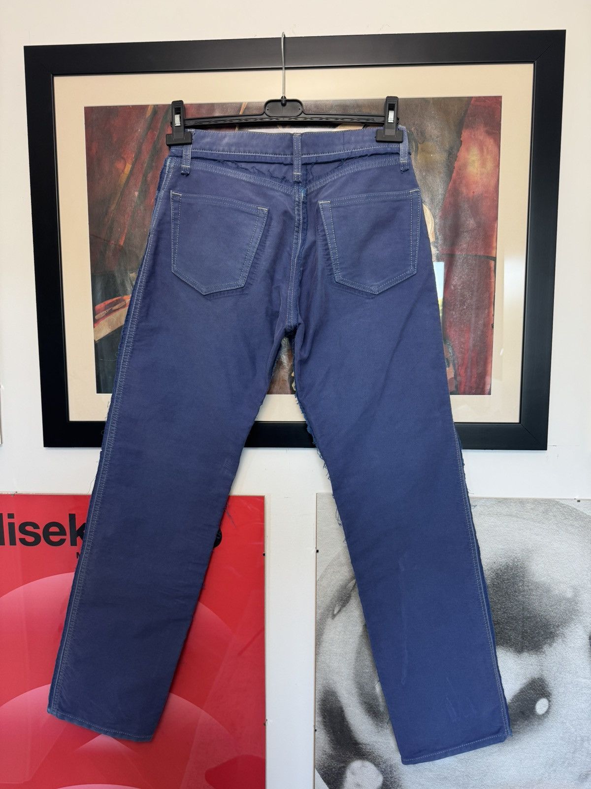 Maison Margiela Maison Margiela Blue Jeans Denim Pant Distressed Designer Size US 30 / EU 46 - 2 Thumbnail