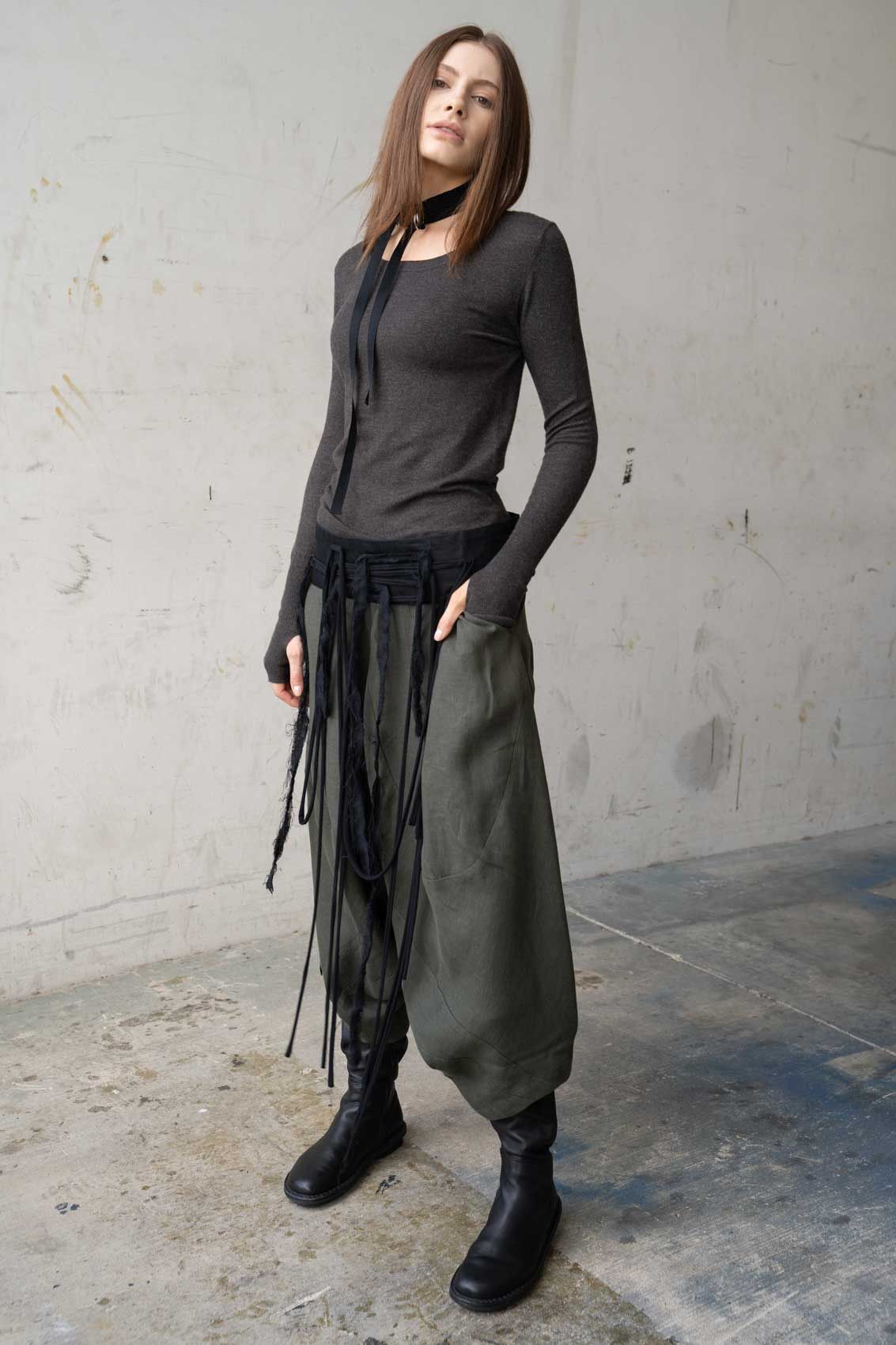 Other HOKUTO Round Neck Top with Thumb Holes Size L / US 10 / IT 46 - 1 Thumbnail
