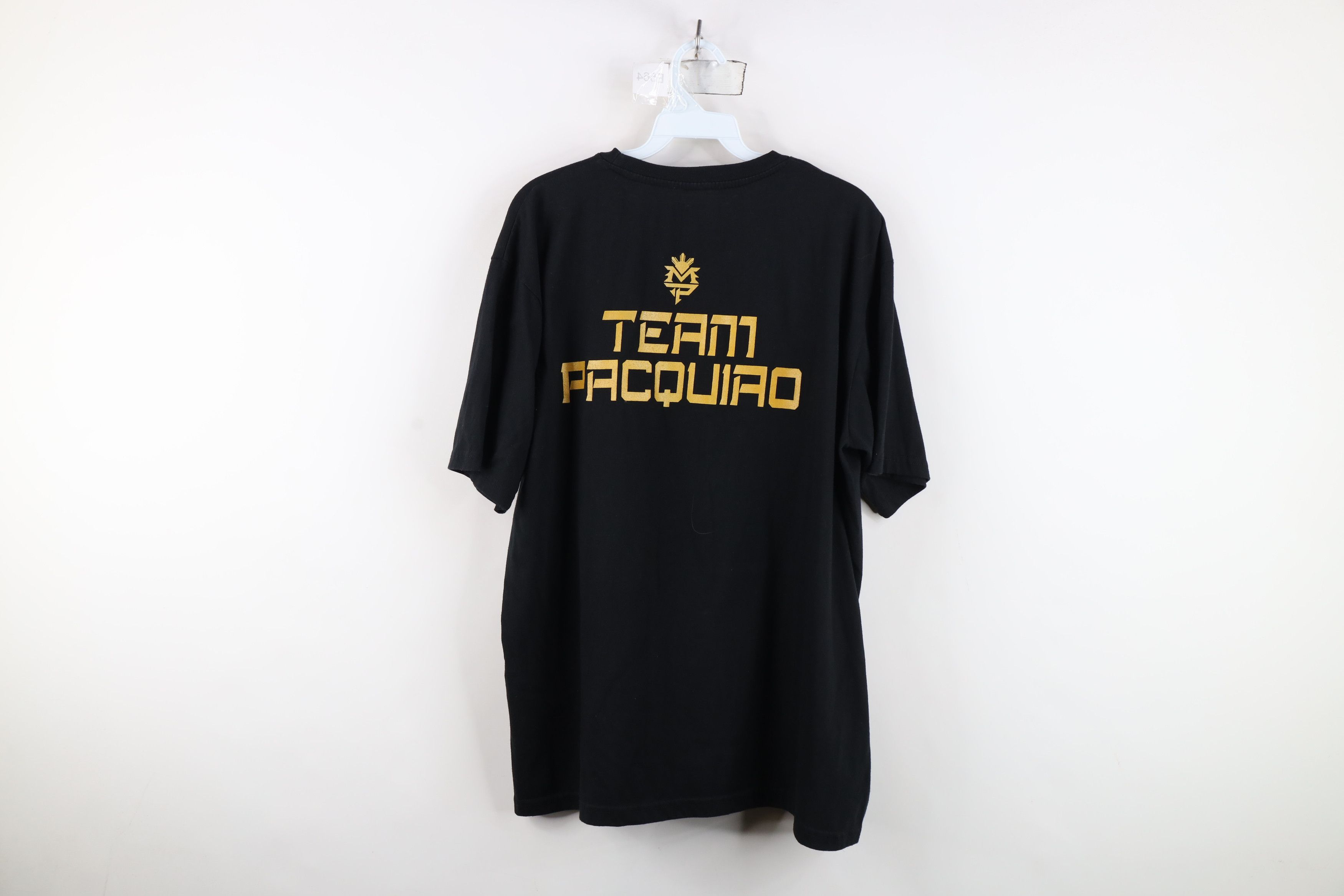 Vintage Vintage Wildcard Manny Pacquiao Boxing T-Shirt Black USA Size US L / EU 52-54 / 3 - 12 Thumbnail