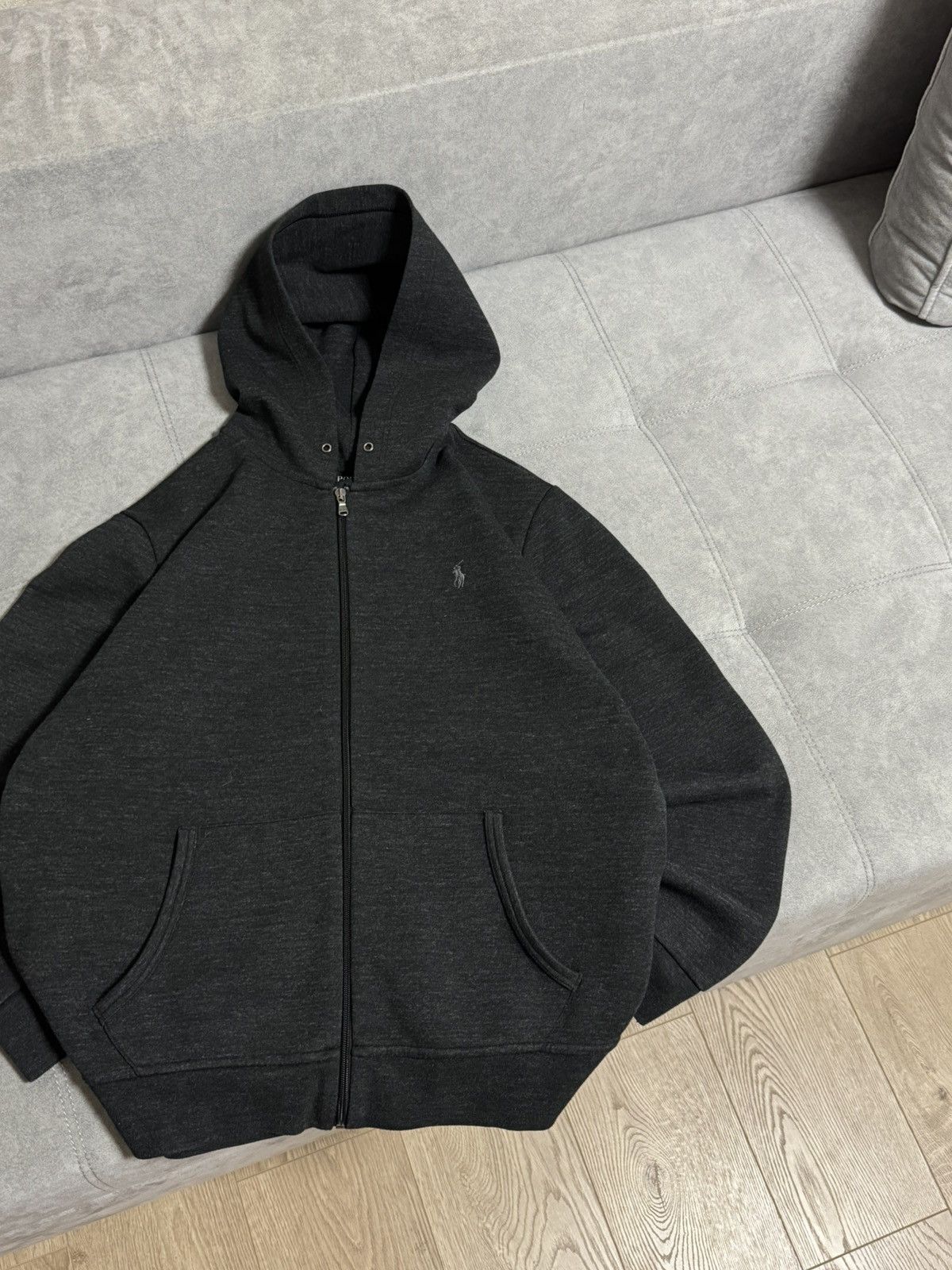 Polo Ralph Lauren × Vintage Polo Ralph Lauren gray zip hoodie men’s size L Xl Size US XL / EU 56 / 4 - 3 Thumbnail