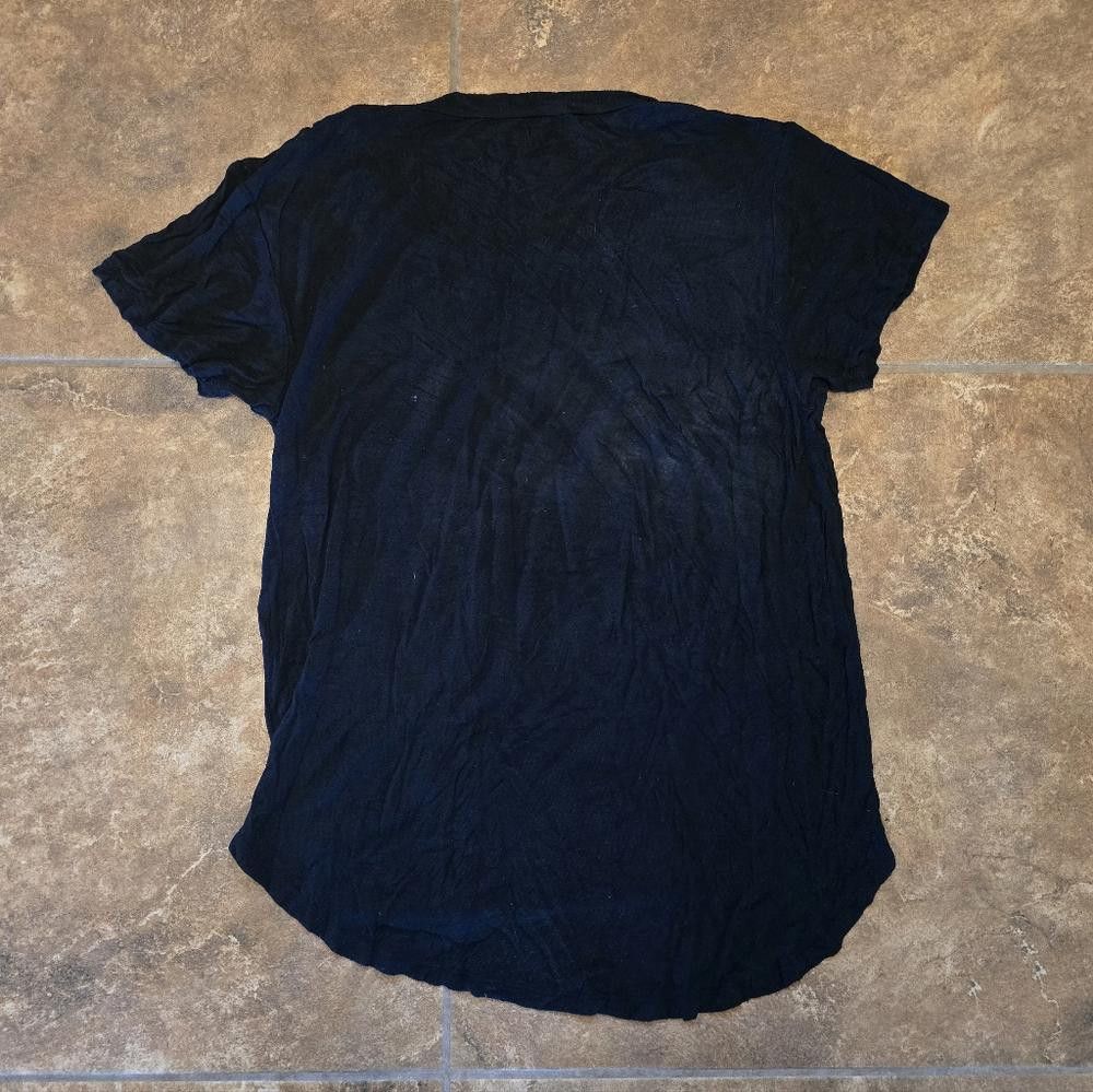 Designer Black Sunflower FS Short Sleeve Size S / US 4 / IT 40 - 2 Thumbnail