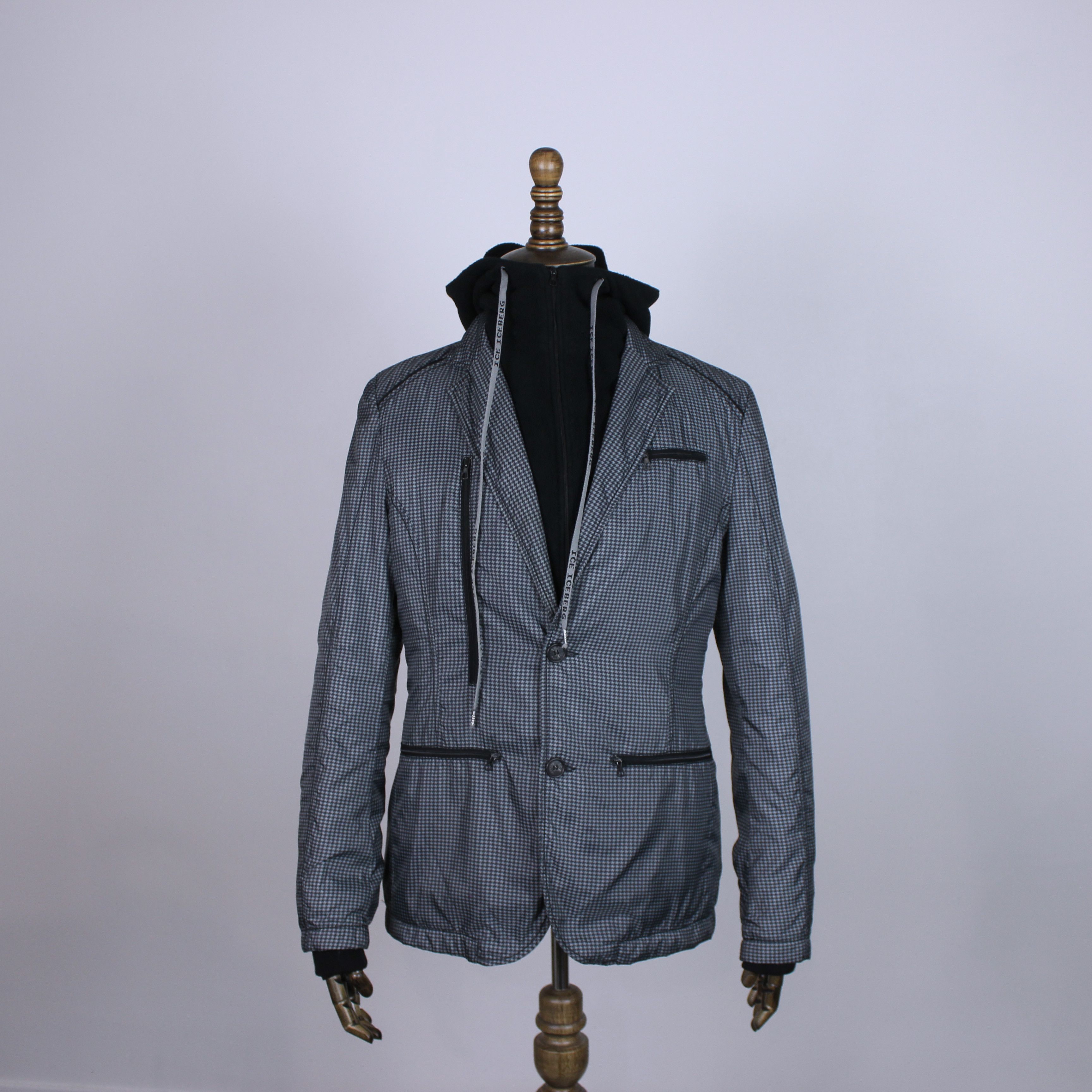 Iceberg Iceberg 2v1 jacket rarity fleece nylon S M Size US M / EU 48-50 / 2 - 15 Thumbnail