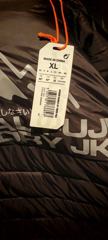 Superdry Superdry hooded double Zip tweed fuji Size US XL / EU 56 / 4 - 5 Thumbnail