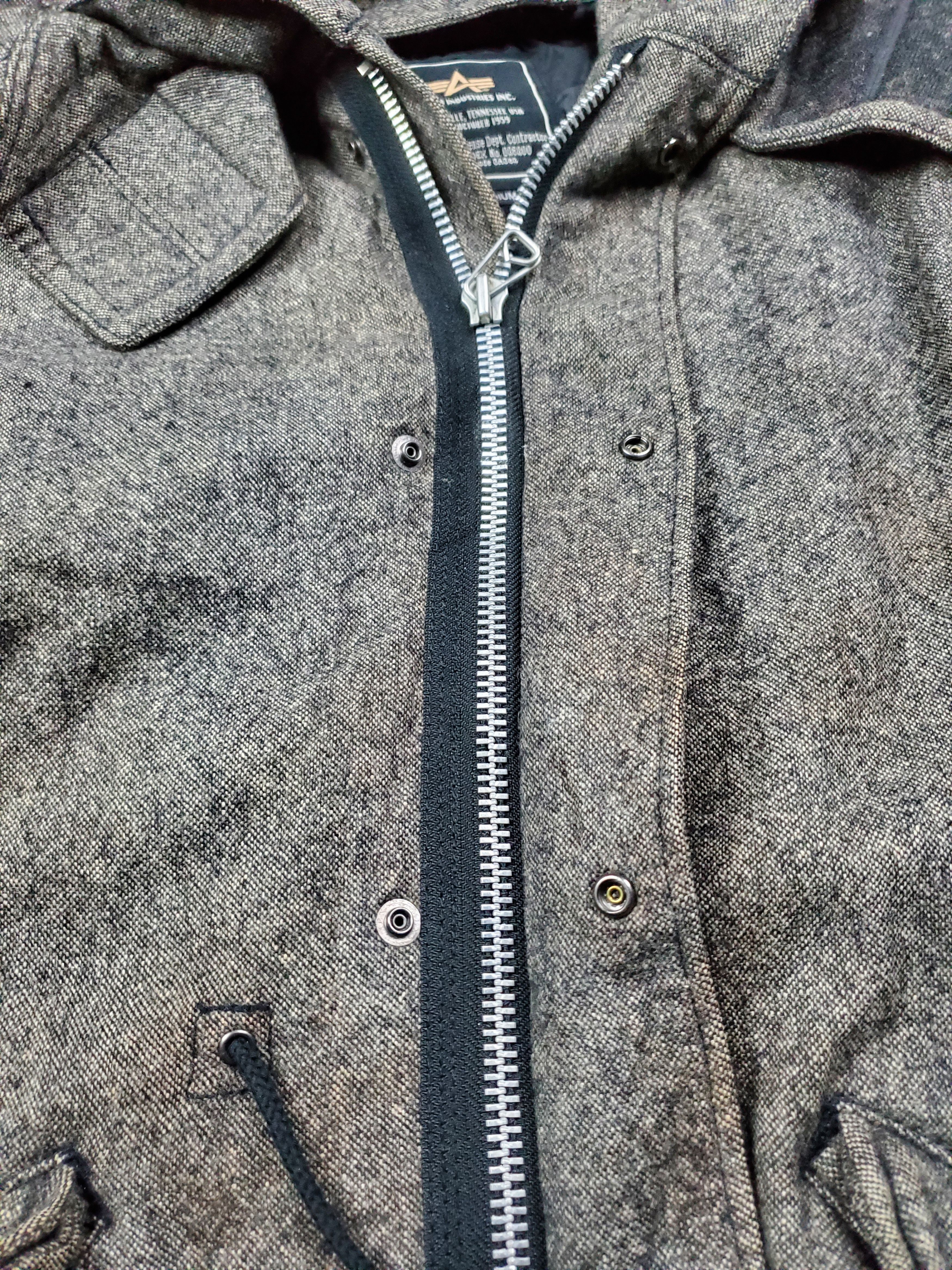 Alpha Industries × Vintage Vintage Wool Coat Jacket Alpha Industries Size US M / EU 48-50 / 2 - 10 Thumbnail