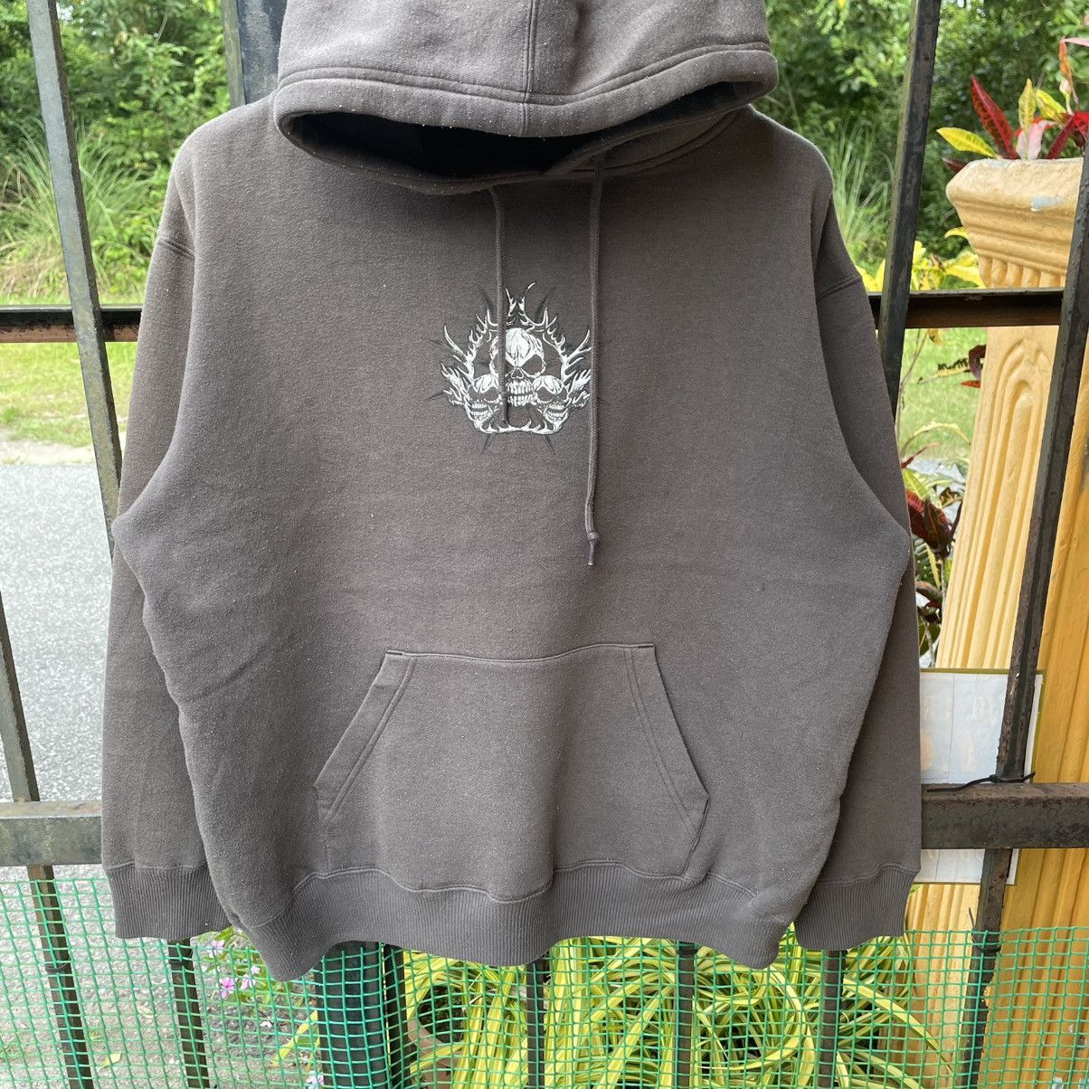 Welcome Skateboards 🔥Vintage Grigri Skateboard Big Skull Logo Pullover Hoodie Size US L / EU 52-54 / 3 - 6 Thumbnail