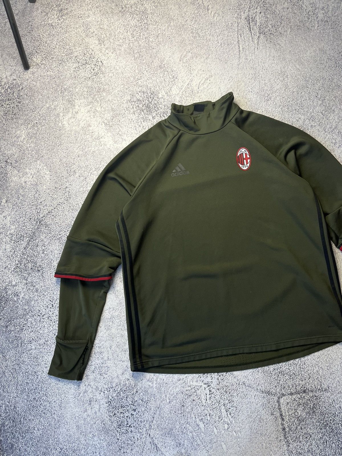 Vintage Vintage Milan Adidas Long Jersey trending Size US L / EU 52-54 / 3 - 5 Thumbnail