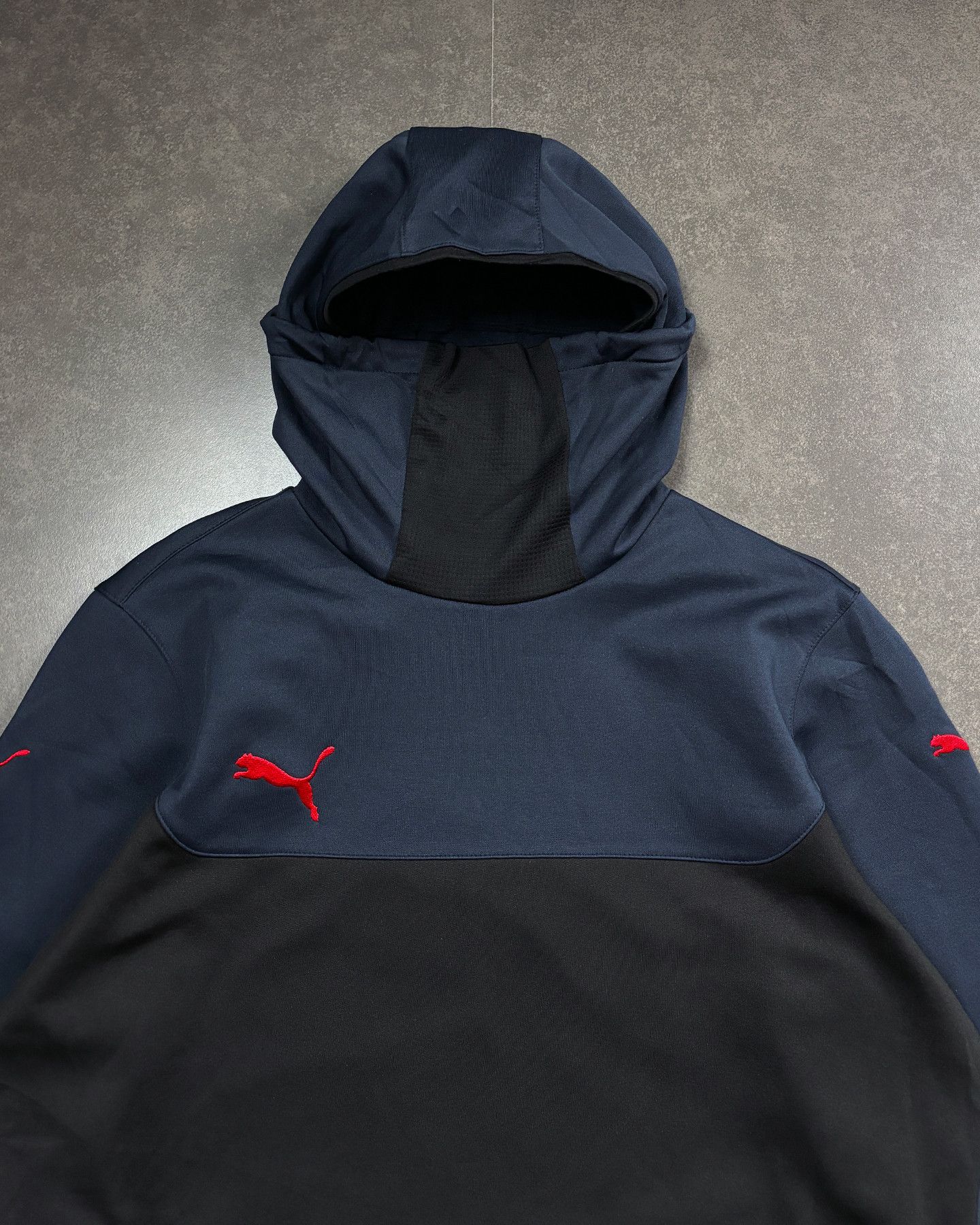 Puma Puma Two Tone Ninja Pullover Hoodie Size US XL / EU 56 / 4 - 3 Thumbnail