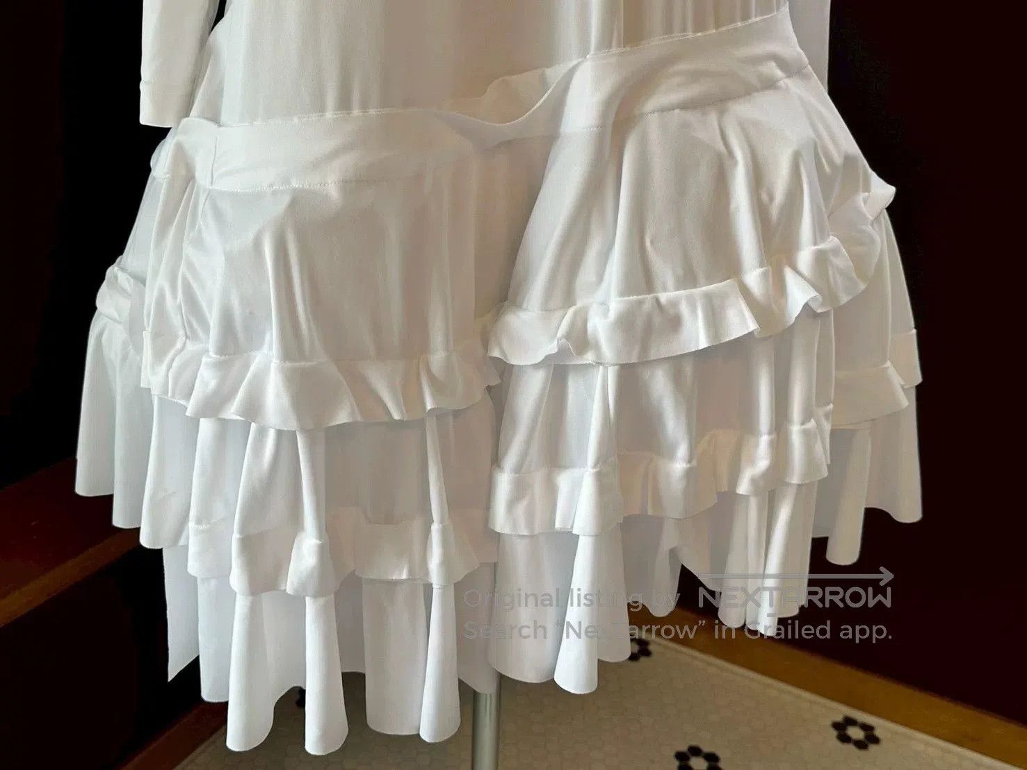 Comme des Garcons COMME des GARÇONS White Layered Dress. Size M / US 6-8 / IT 42-44 - 3 Thumbnail