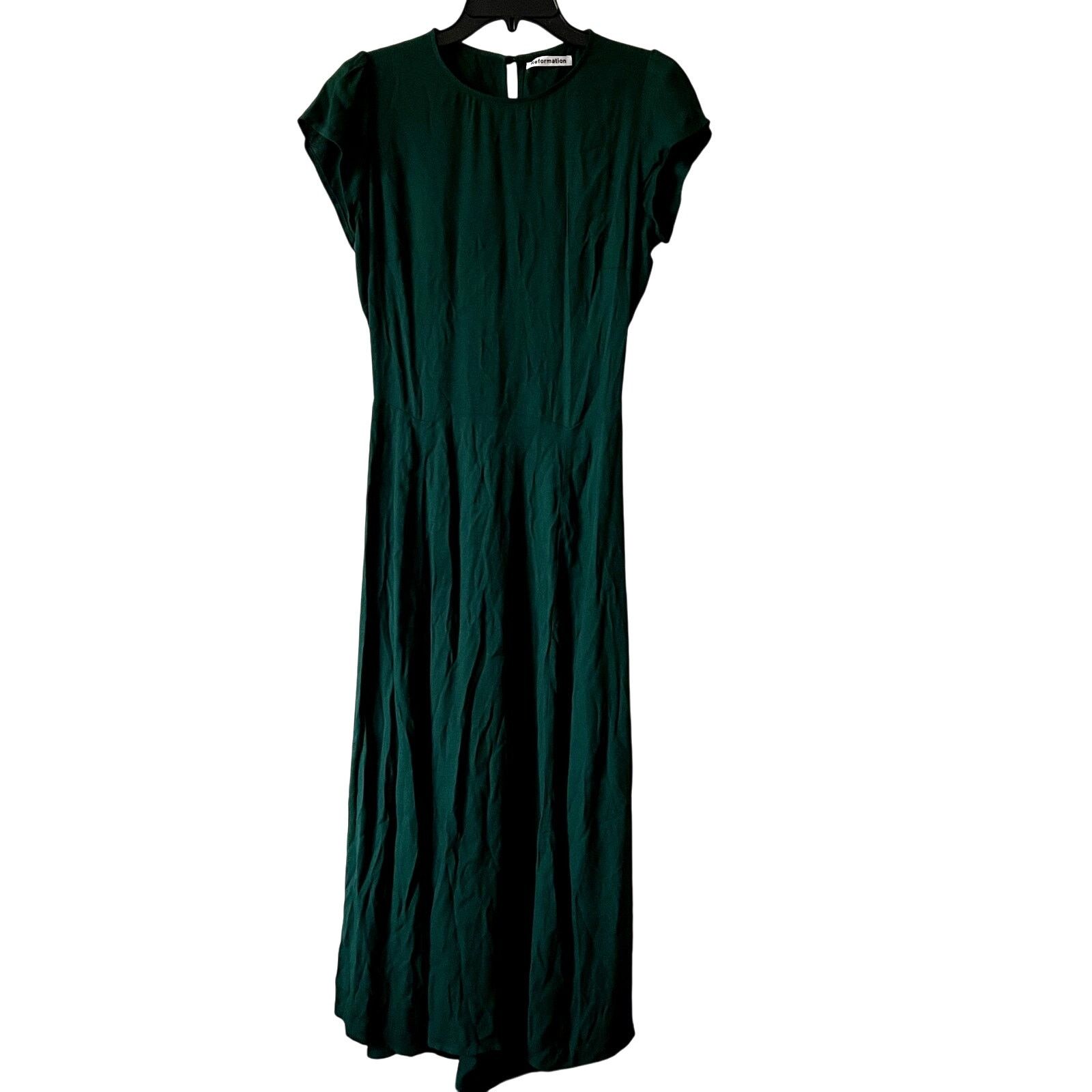green emerald velvet dress Ruby Velvet Dress Rental by Reformation