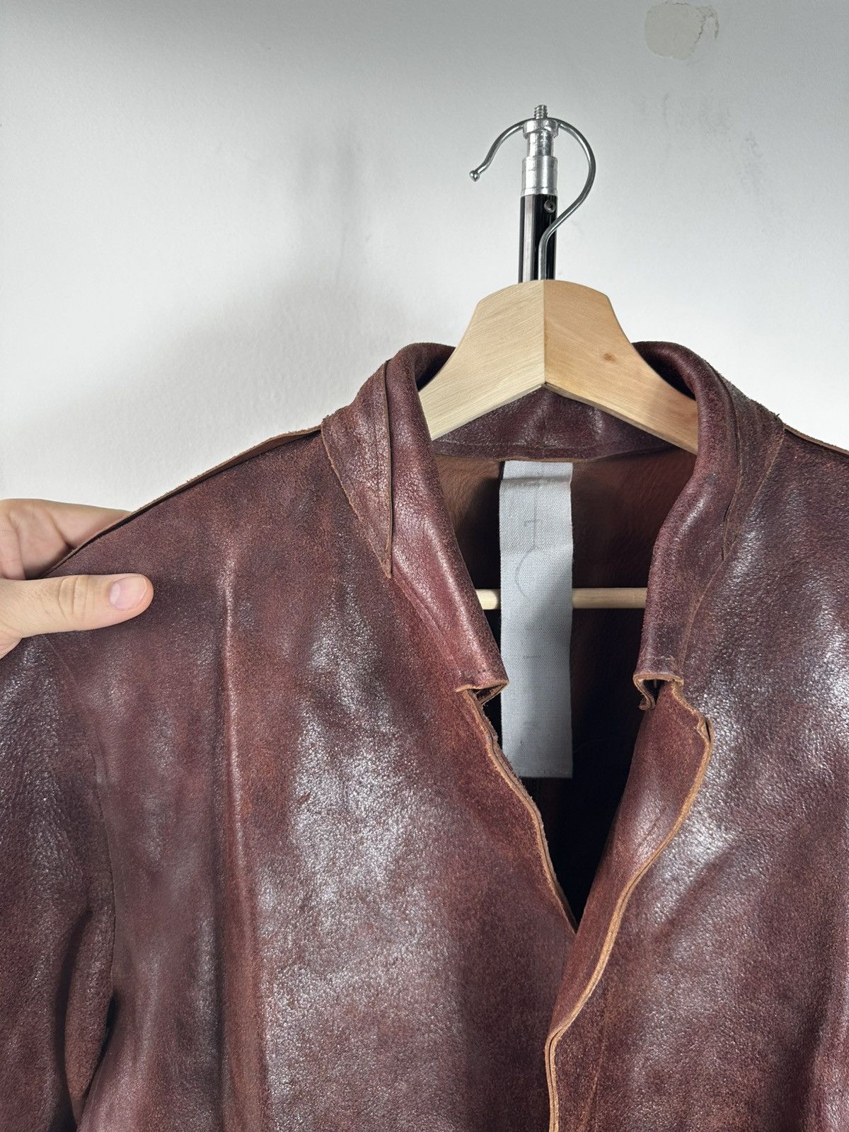 Carpe Diem Carpe Diem L’Maltieri LUG01 Leather Jacket - 2000s Archive Size US L / EU 52-54 / 3 - 5 Thumbnail