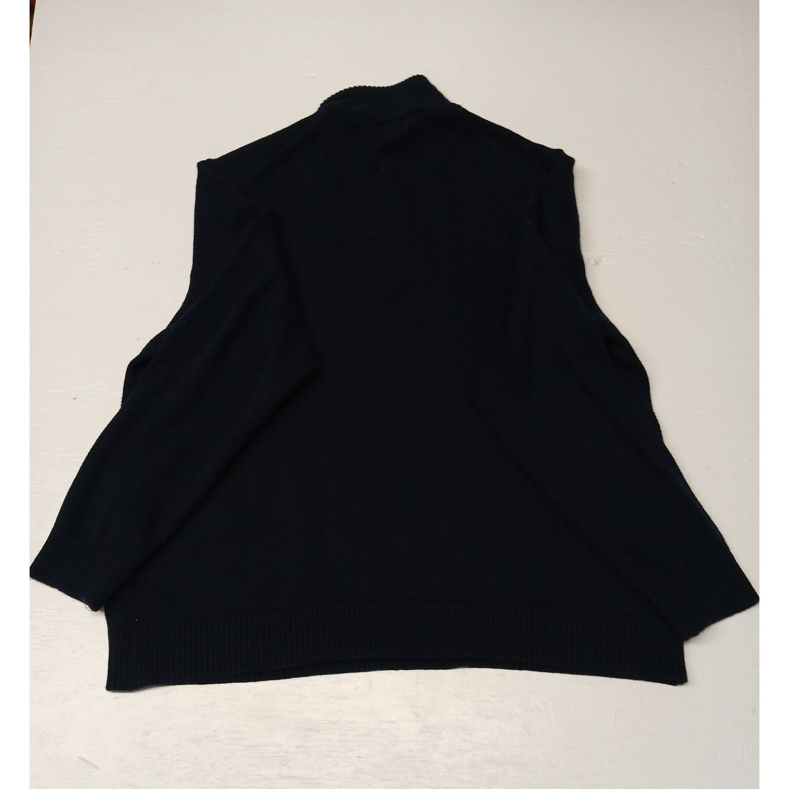 Other Goodfellow (2XL) 1/4 Zip Knitted Blue Pullover Sweatshirt Size US XXL / EU 58 / 5 - 6 Thumbnail