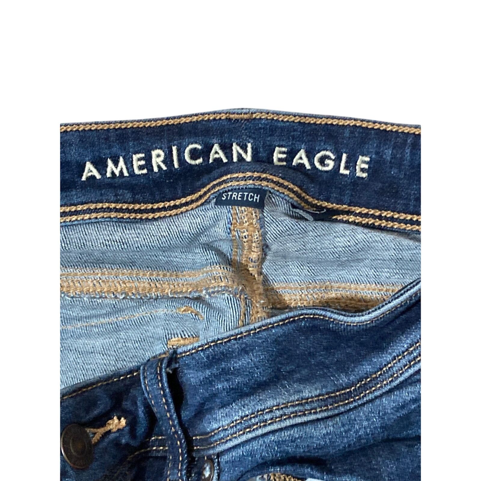 American Eagle Outfitters American Eagle Womens Jeans Sz 2 Bootcut Cargo Pockets Denim Size 26" / US 2 / IT 38 - 7 Thumbnail