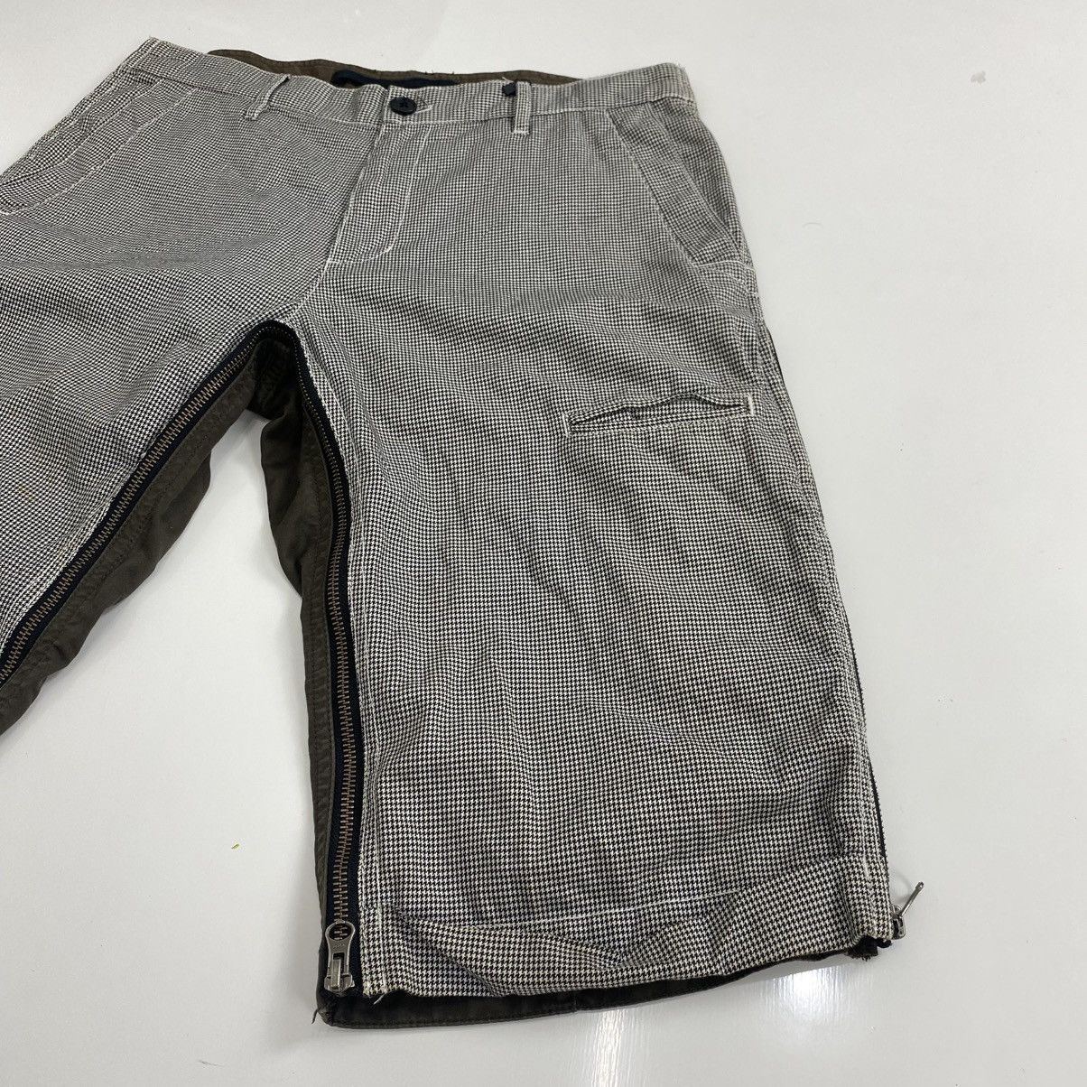 PPFM PPFM Split Zipper Short Jeans Size US 31 - 8 Thumbnail