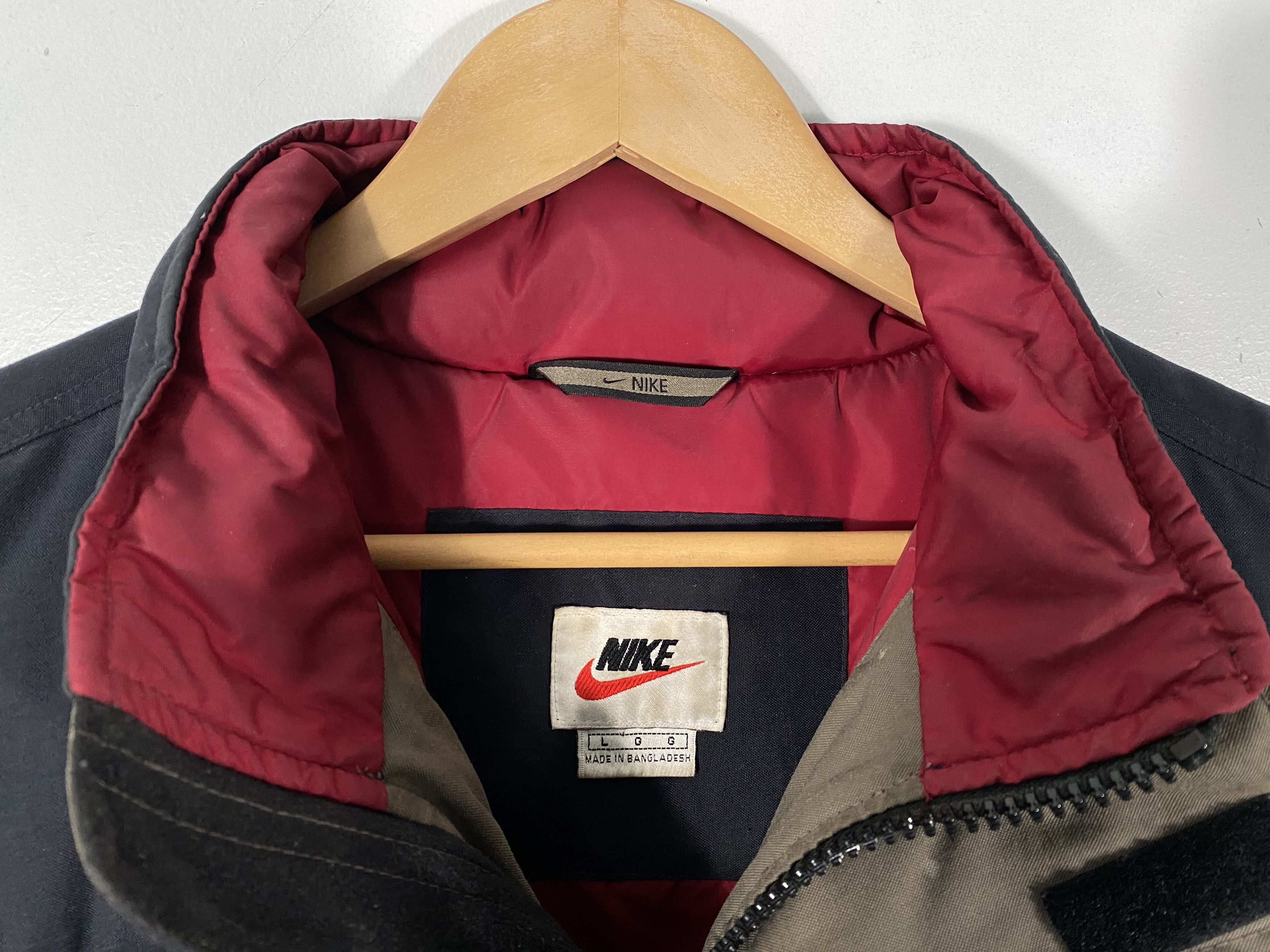 Nike Vintage 90s Nike Single Swoosh 800 Fill Puffer Parka Size US L / EU 52-54 / 3 - 6 Thumbnail