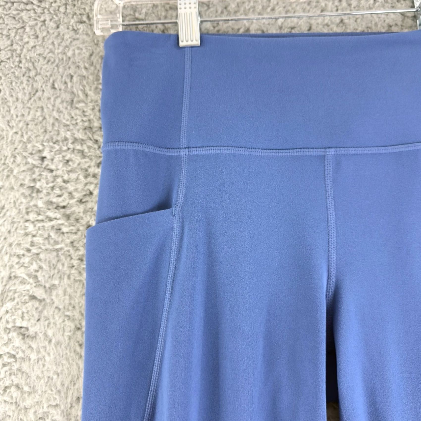 Athleta Athleta All In Reaction Leggings Womens Medium Atlantis Blue Yoga Pull On Size 32" / US 10 / IT 46 - 2 Thumbnail