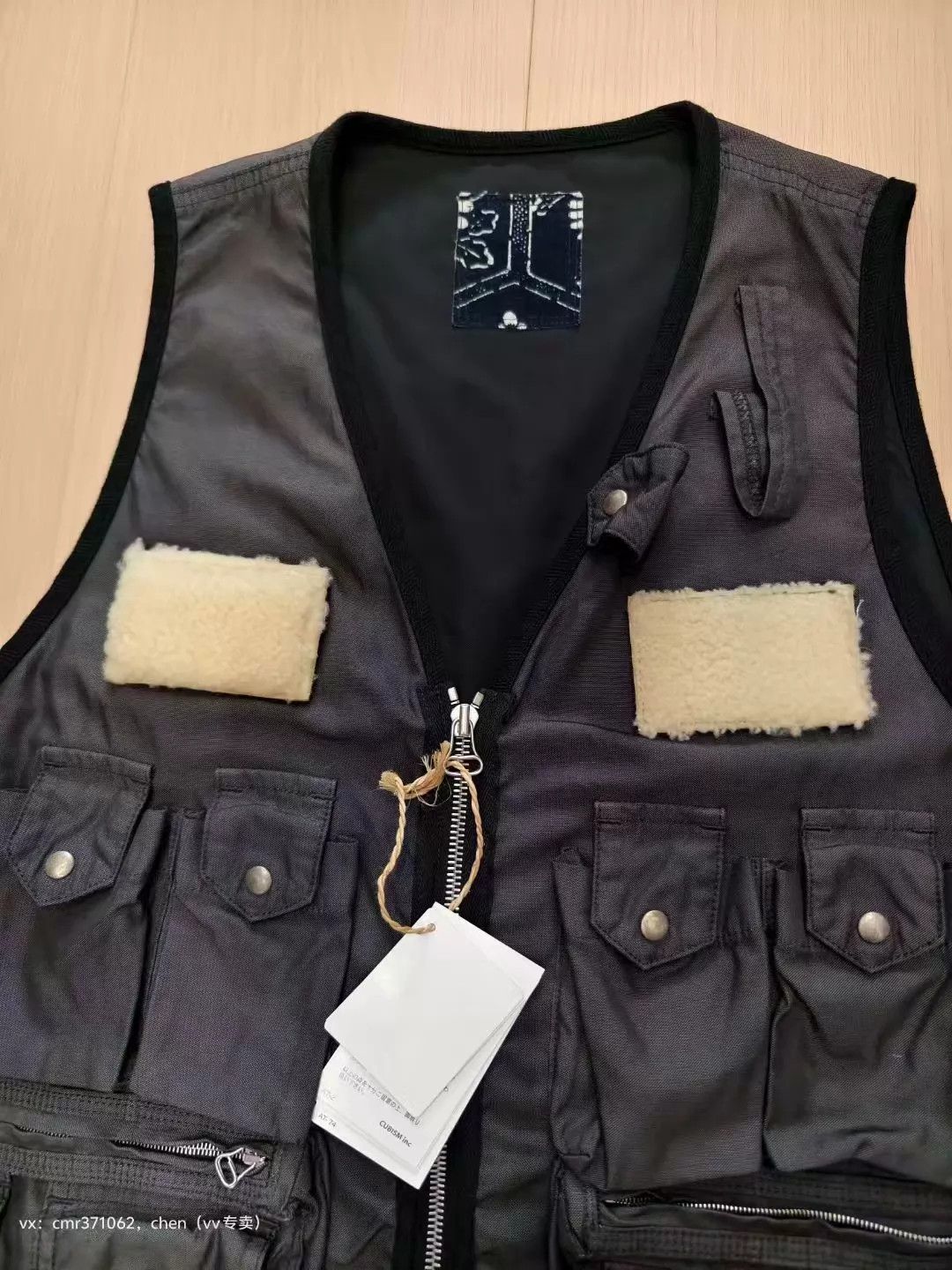 Visvim visvim 20 ICT Fisherman Vest Black 3 Nylon/Cotton Riri Zip Kofu Size US L / EU 52-54 / 3 - 2 Thumbnail