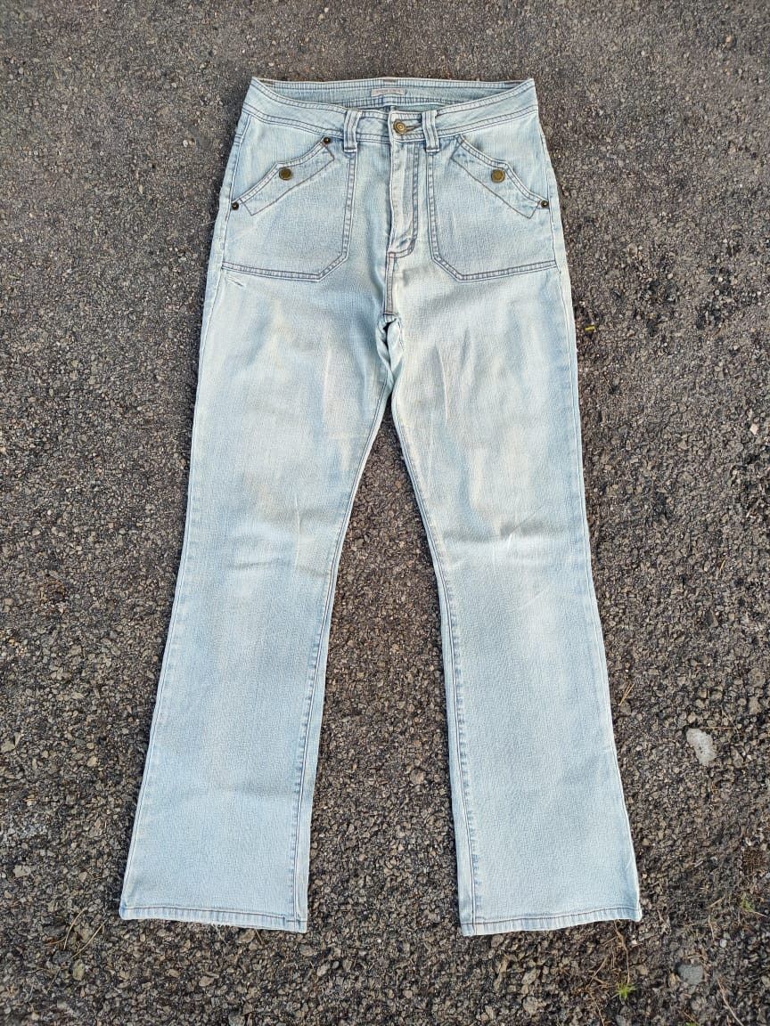 Jean × Newton × Vintage VINTAGE NEWTON CIRCUS FLARE FADED JEANS DENIM PANTS Size US 28 / EU 44 - 1 Thumbnail