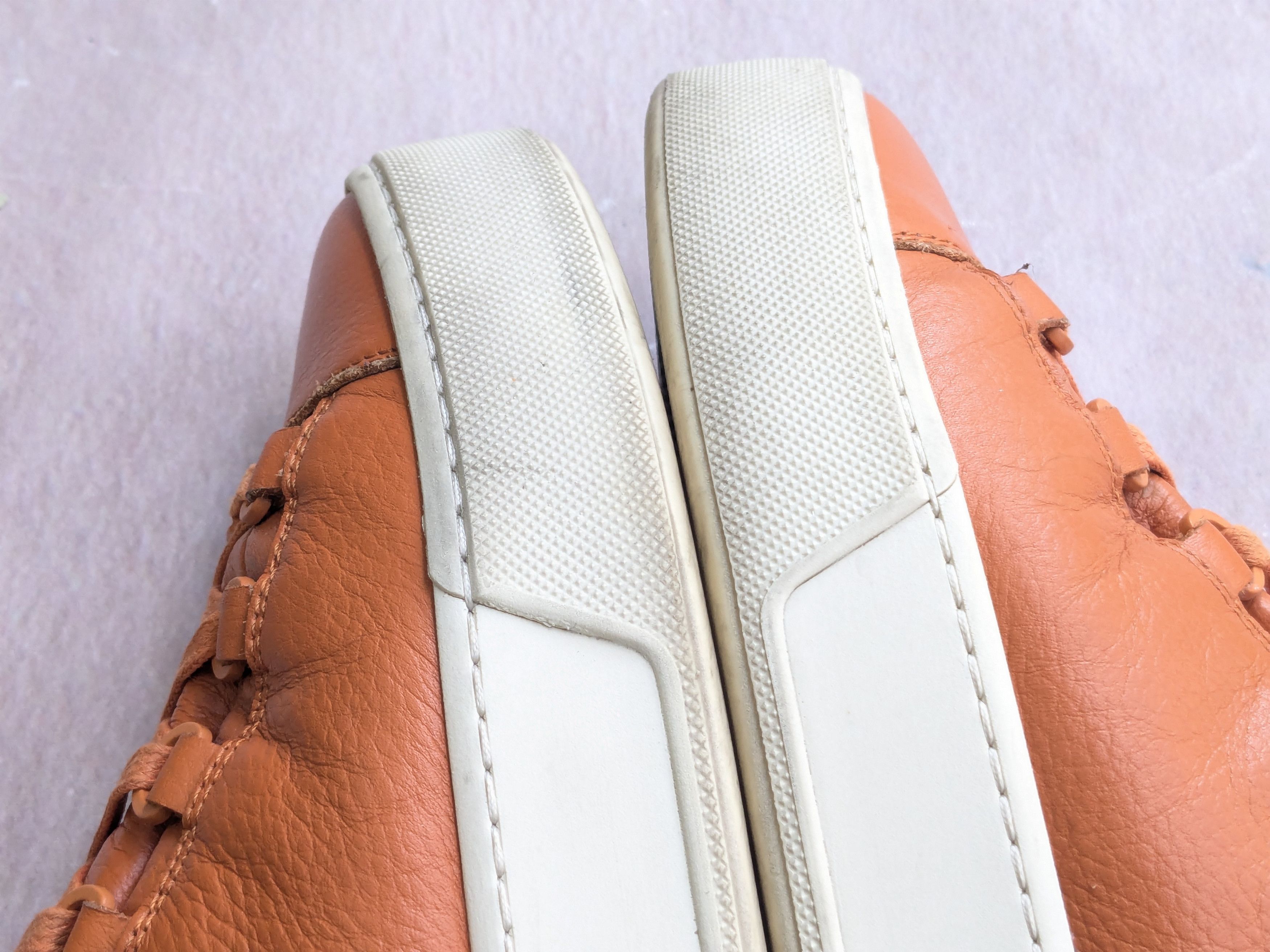 Balenciaga Balenciaga Arena Orange White High Tops Leather 9 Lace Up Size US 9 / EU 42 - 7 Thumbnail