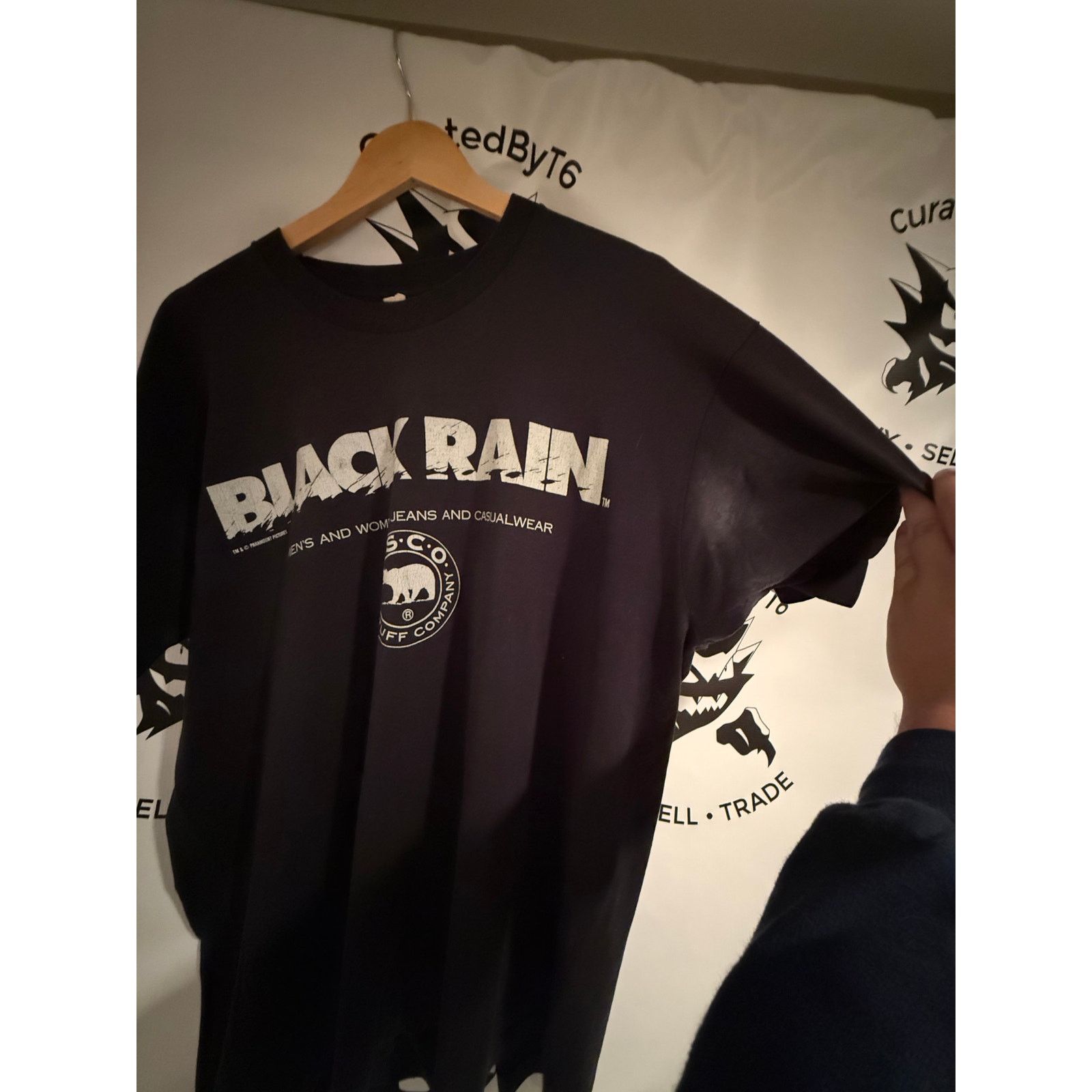 Vintage Vintage 1989 Black Rain Movie Promo Shirt Paramount Pictures Size US XL / EU 56 / 4 - 5 Thumbnail