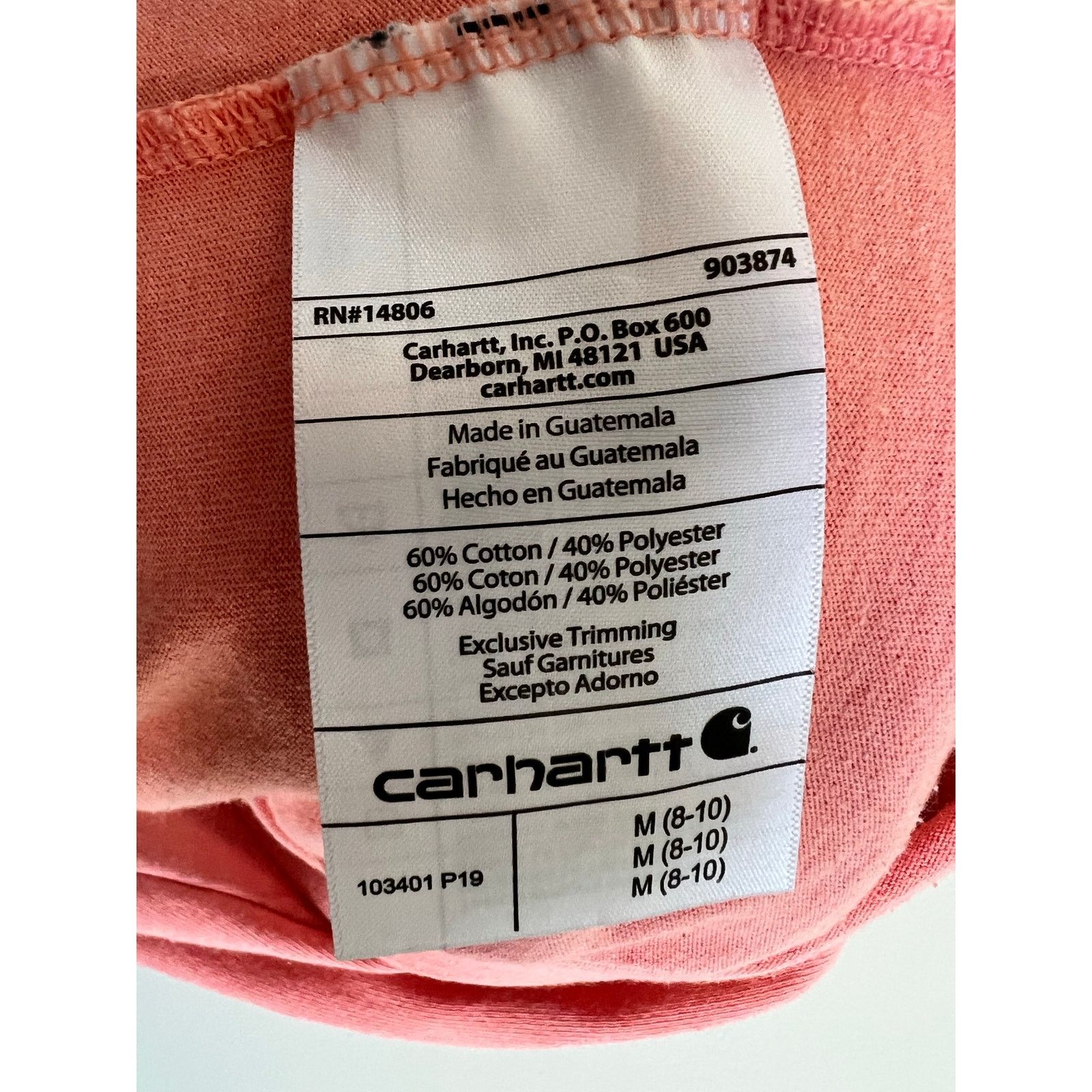 Carhartt Carhartt Loose Fit Long Sleeve Logo Graphic T-Shirt Medium Size M / US 6-8 / IT 42-44 - 7 Thumbnail