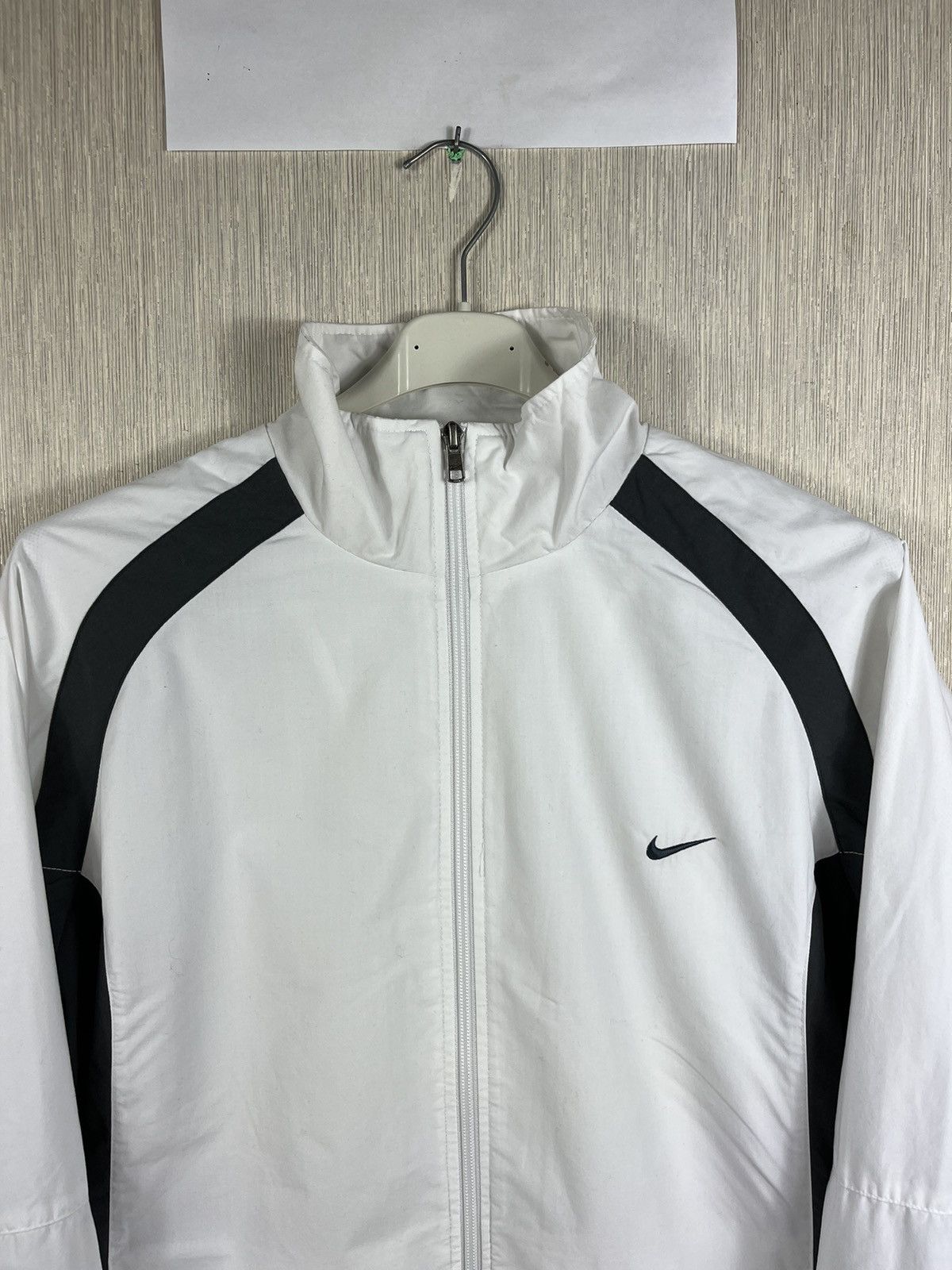 Nike × Vintage Vintage Nike athletic dept y2k nylon windbreaker jacket Size US L / EU 52-54 / 3 - 5 Thumbnail