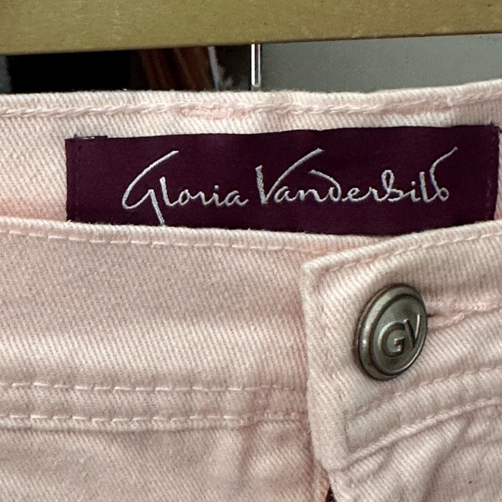 Gloria Vanderbilt Gloria Vanderbilt Amanda High Rise Tapered Jean Wispy Pink Size 38" / US 16 / IT 52 - 5 Thumbnail