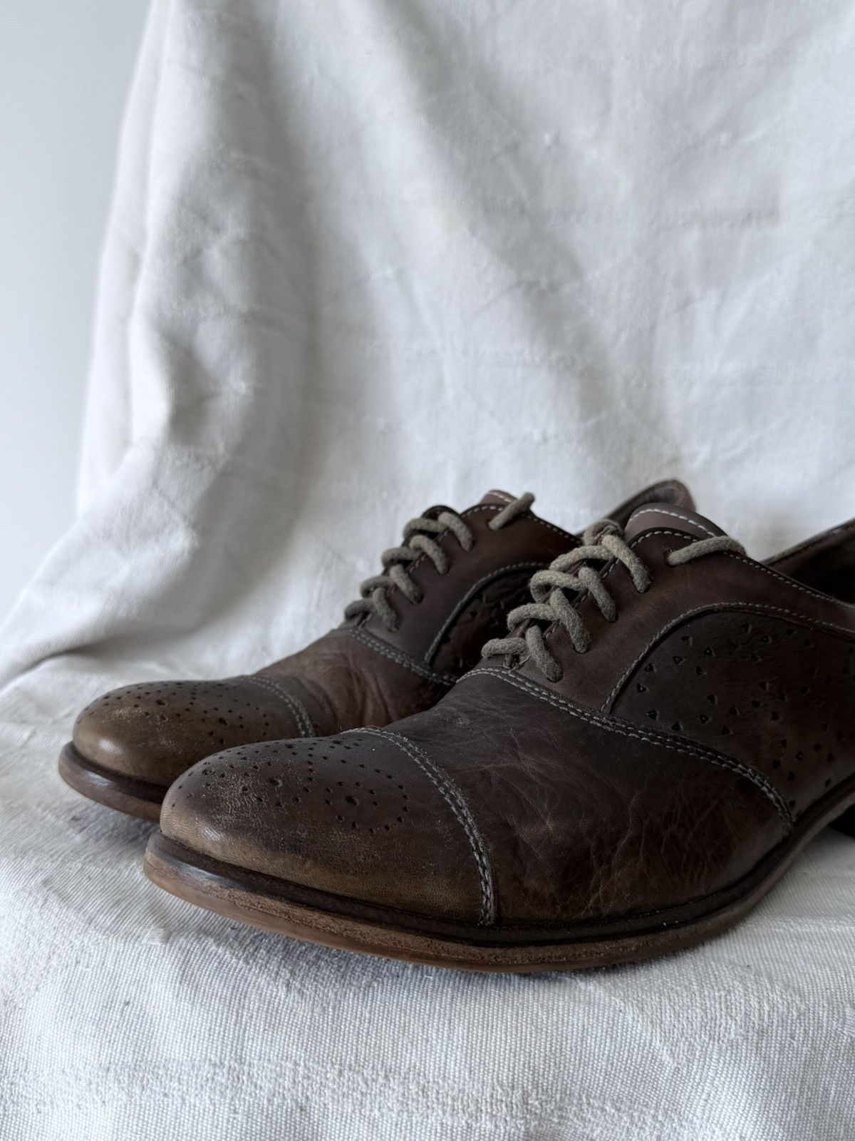 A.S.98 Avant Garde Guidi A.S. 98 Style Distressed Leather Shoes Size US 9 / EU 42 - 3 Thumbnail