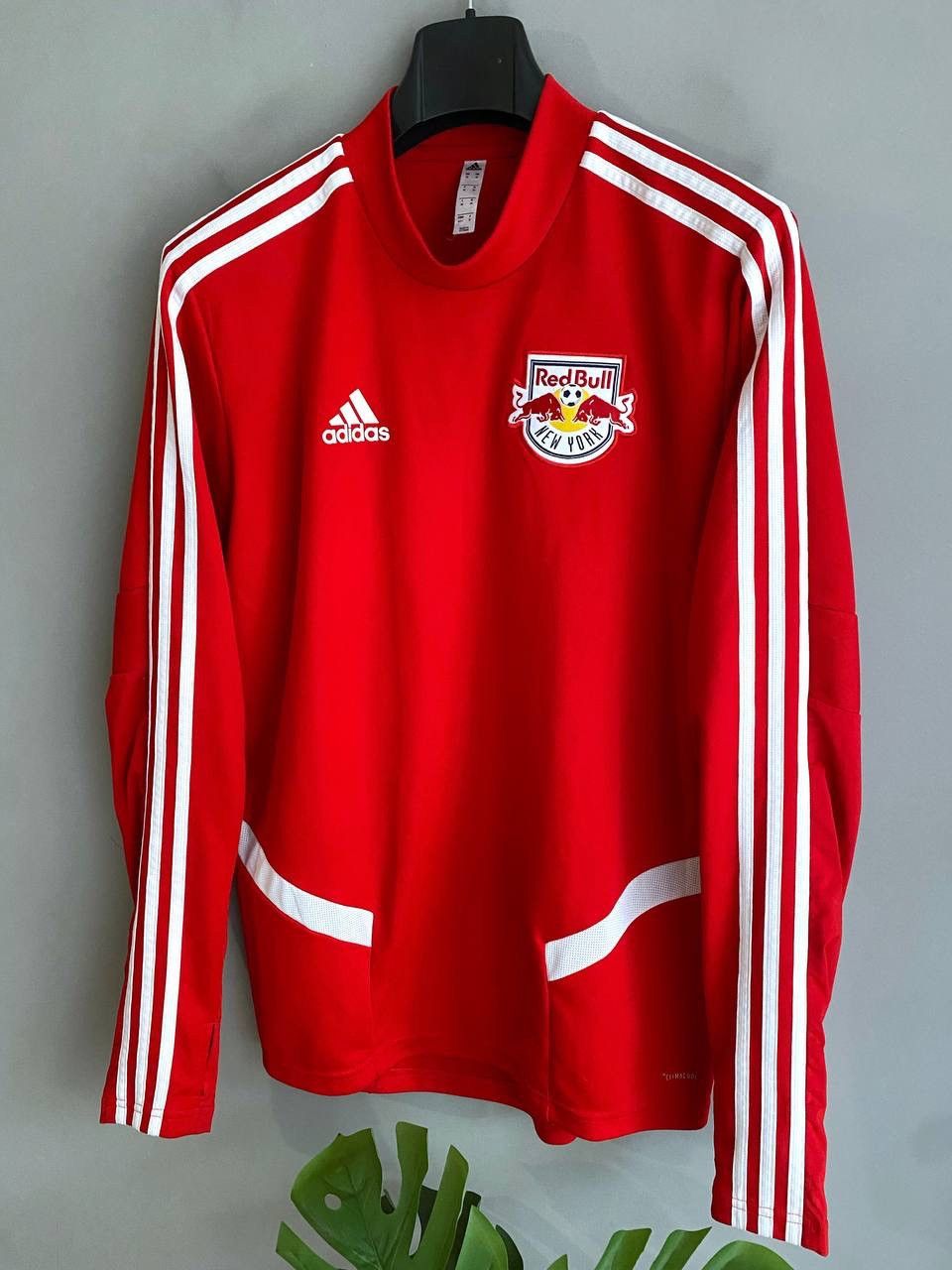 Adidas FC New York Red Bulls MLS Soccer Training Long Sleeve Size M Size US M / EU 48-50 / 2 - 2 Thumbnail