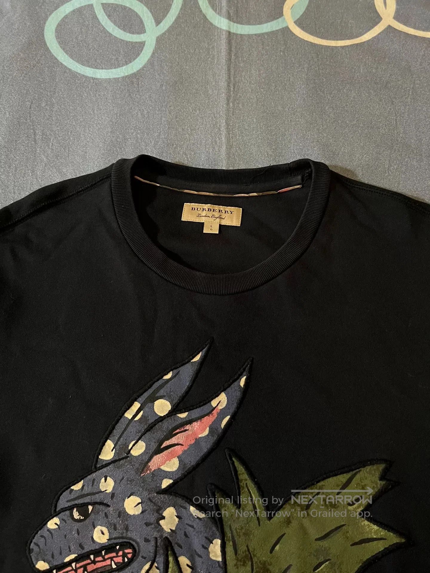 Burberry burberry embroidered sweatshirt with monster design. Size US L / EU 52-54 / 3 - 2 Thumbnail