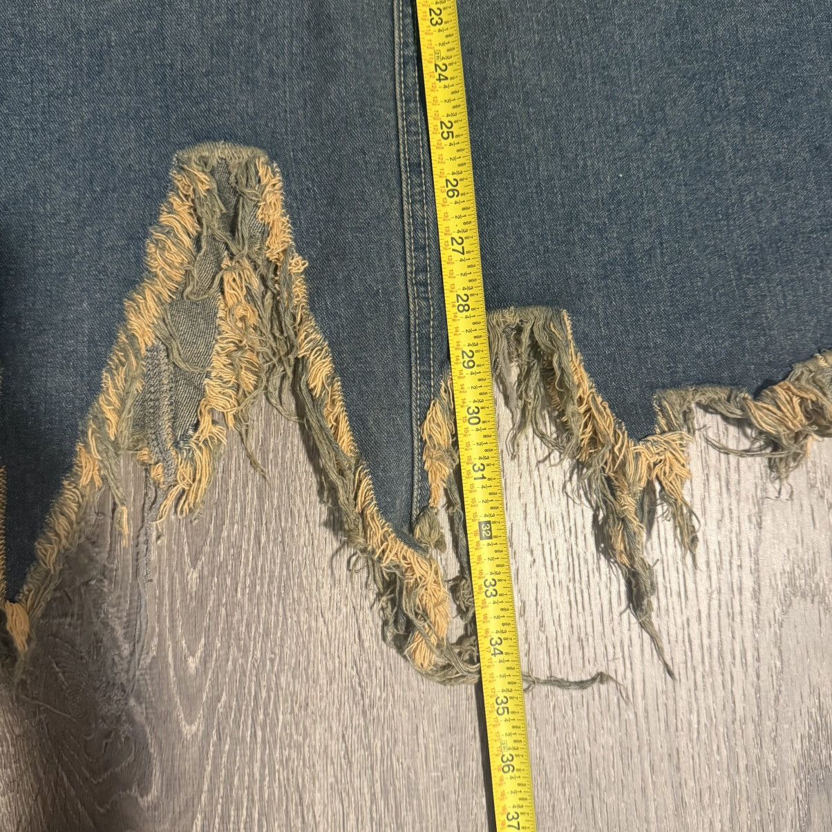 Other Denim Skirt with Star Design Size 26" / US 2 / IT 38 - 7 Thumbnail