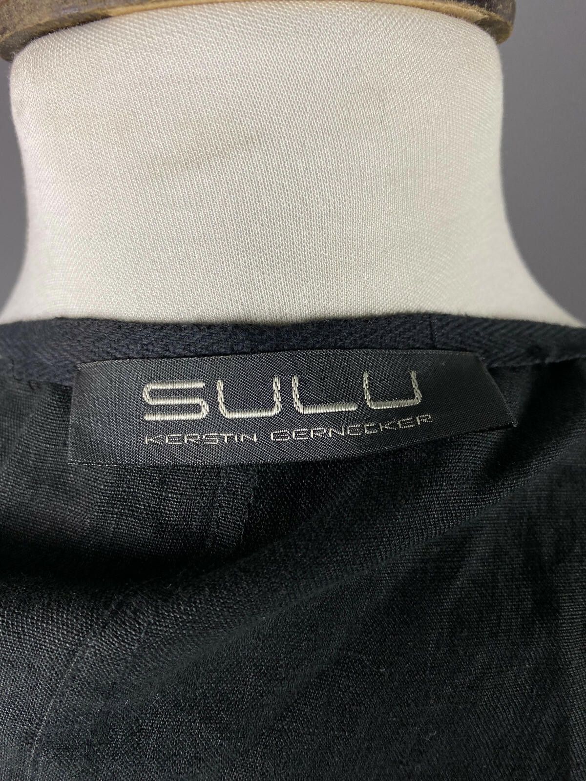 JOHN LAWRENCE SULLIVAN SULU Kerstin Bernecker Black Linen Trapeze Jacket Size 42 Size M / US 6-8 / IT 42-44 - 9 Thumbnail