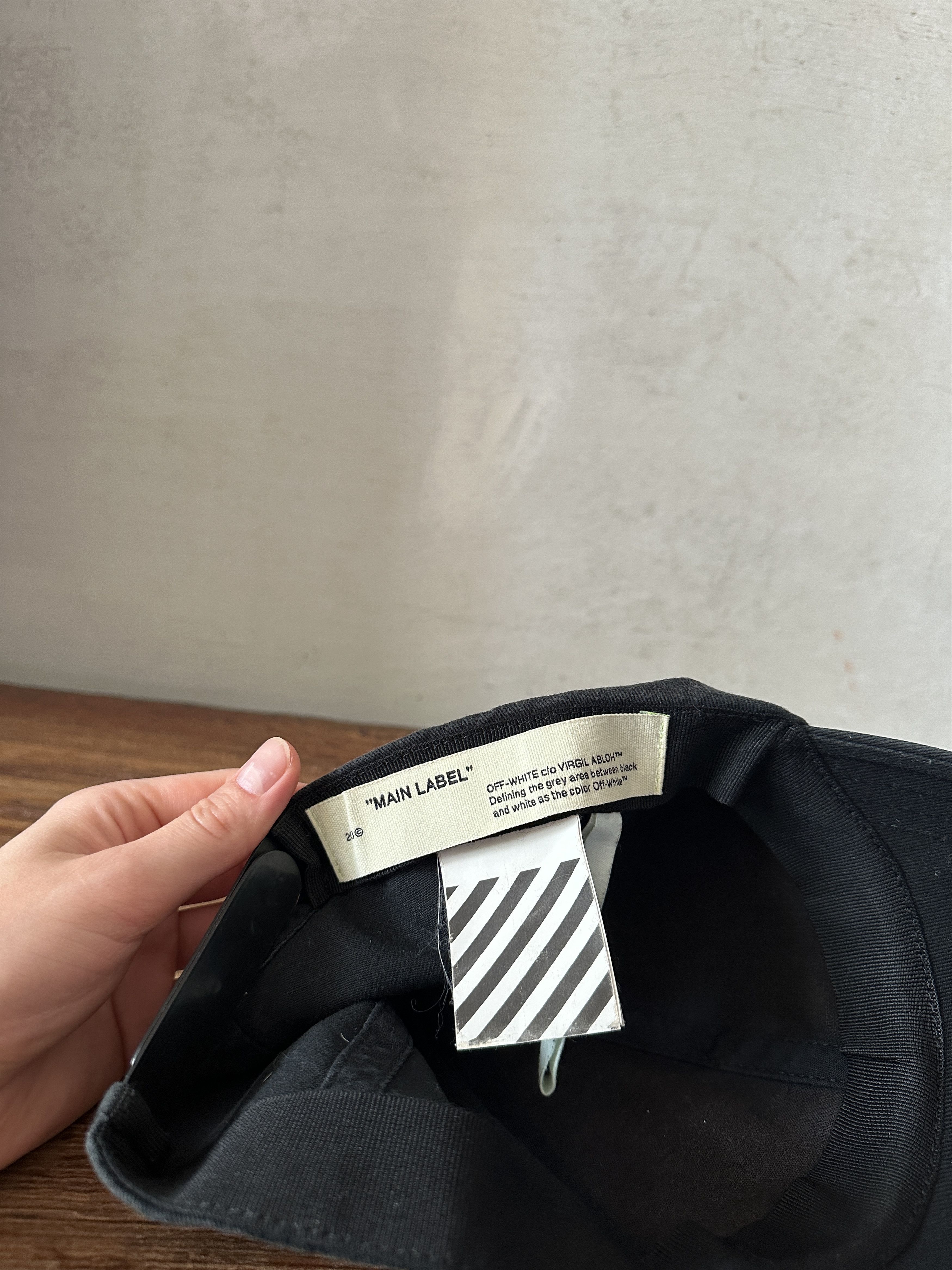 Off-White Off White Striped Diagonal Cap Size ONE SIZE - 8 Thumbnail