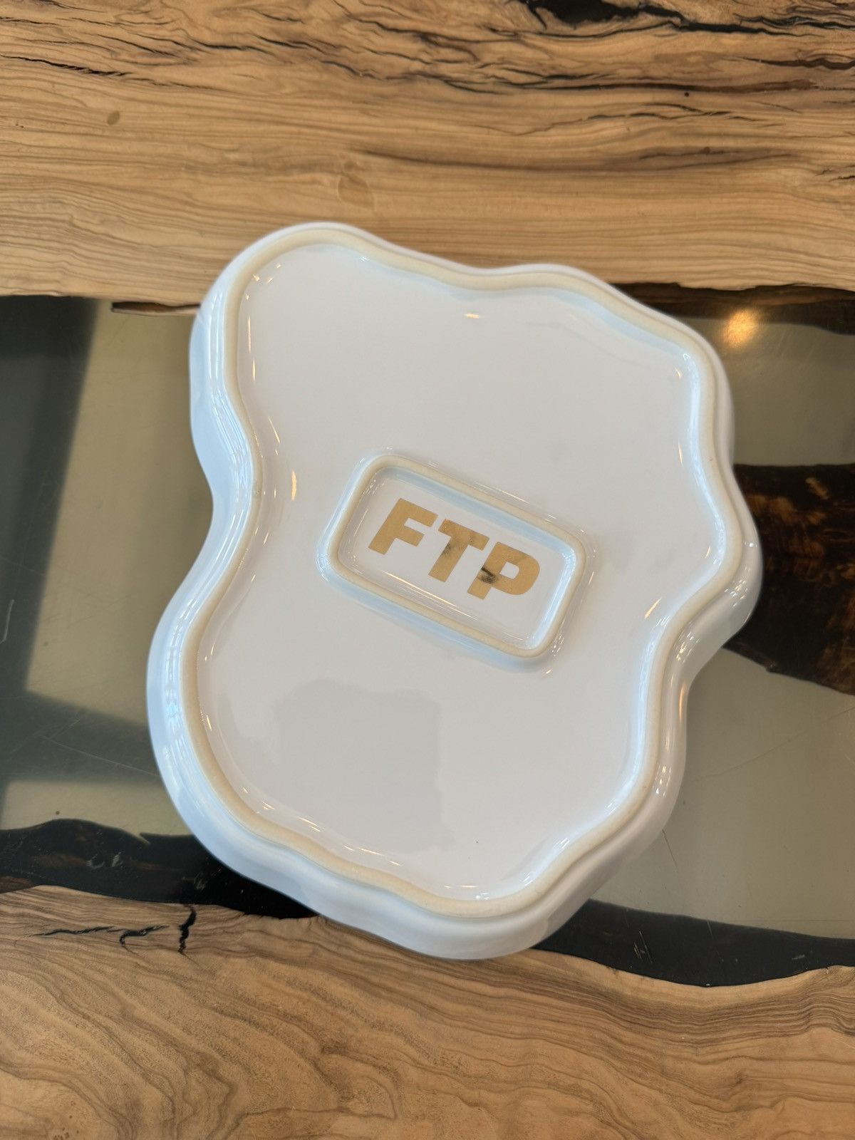 Fuck The Population FTP BORIS CERAMIC ASH TRAY WHITE/BLACK Size ONE SIZE - 3 Thumbnail