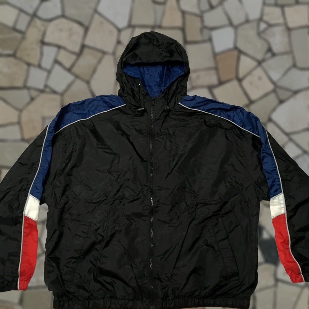 ESPIRIT VINTAGE Pro Spirit Jacket Mens XL VTG Men Navy Windbreaker 80s 90s HOODED Size US XL / EU 56 / 4 - 1 Thumbnail
