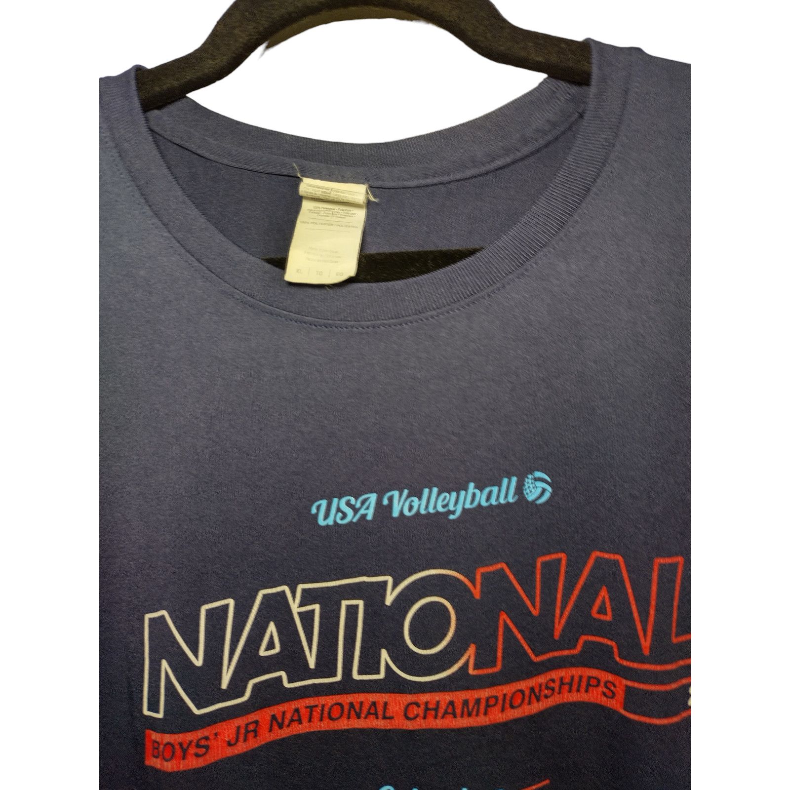 Gildan Gildan Men Volleyball Championship T-Shirt Blue Size Large Size US L / EU 52-54 / 3 - 2 Thumbnail