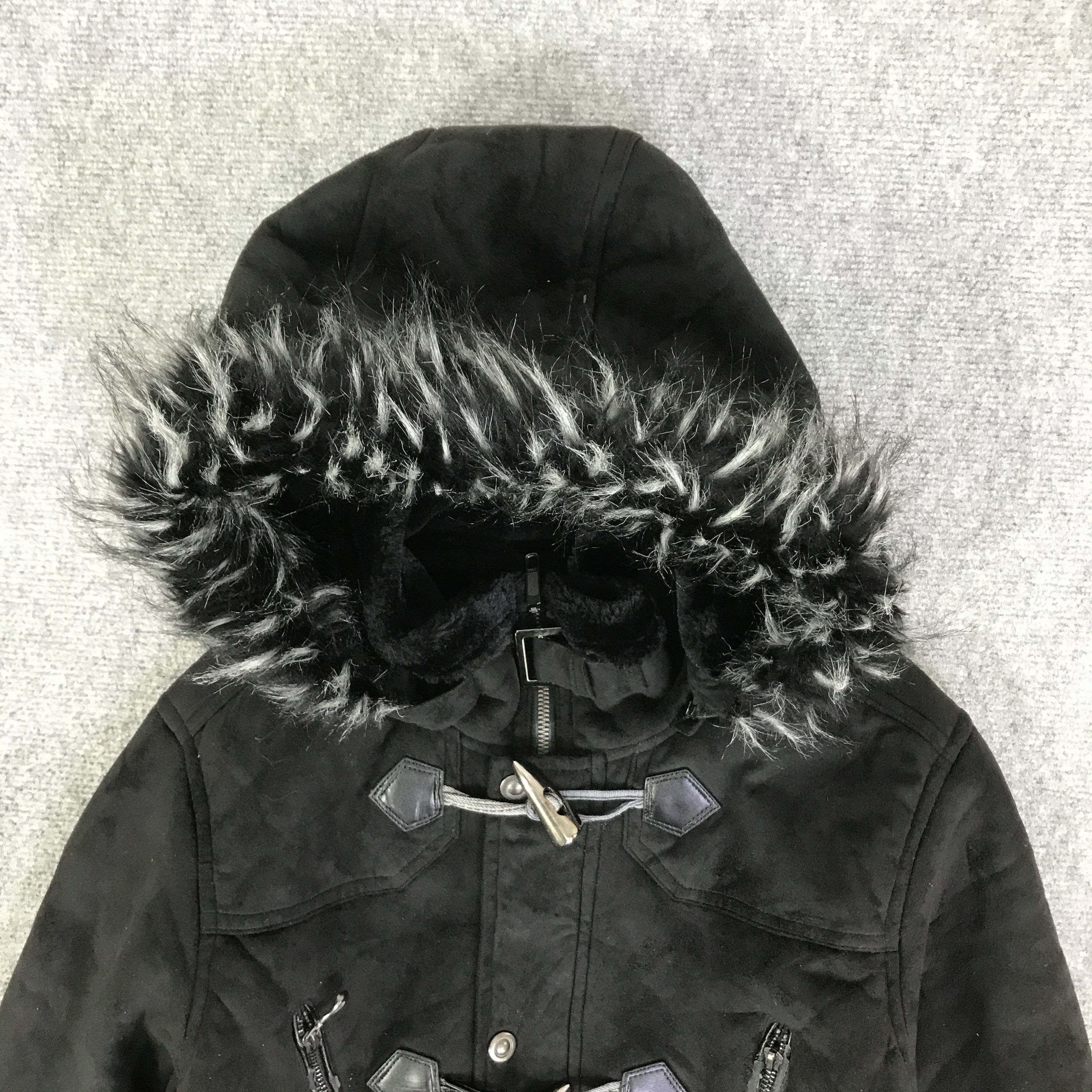 If Six Was Nine ROUSHATTE DESIGN PUNK JAPAN FUR HOODIES JACKET K77B19 Size US M / EU 48-50 / 2 - 2 Thumbnail