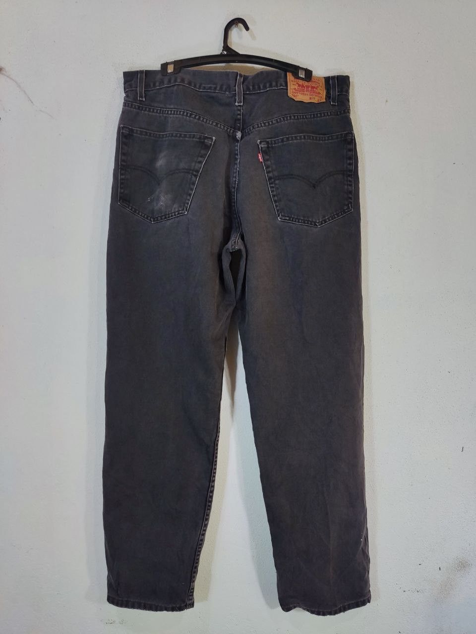 vintage levis 550 relaxed fit black denim nice design