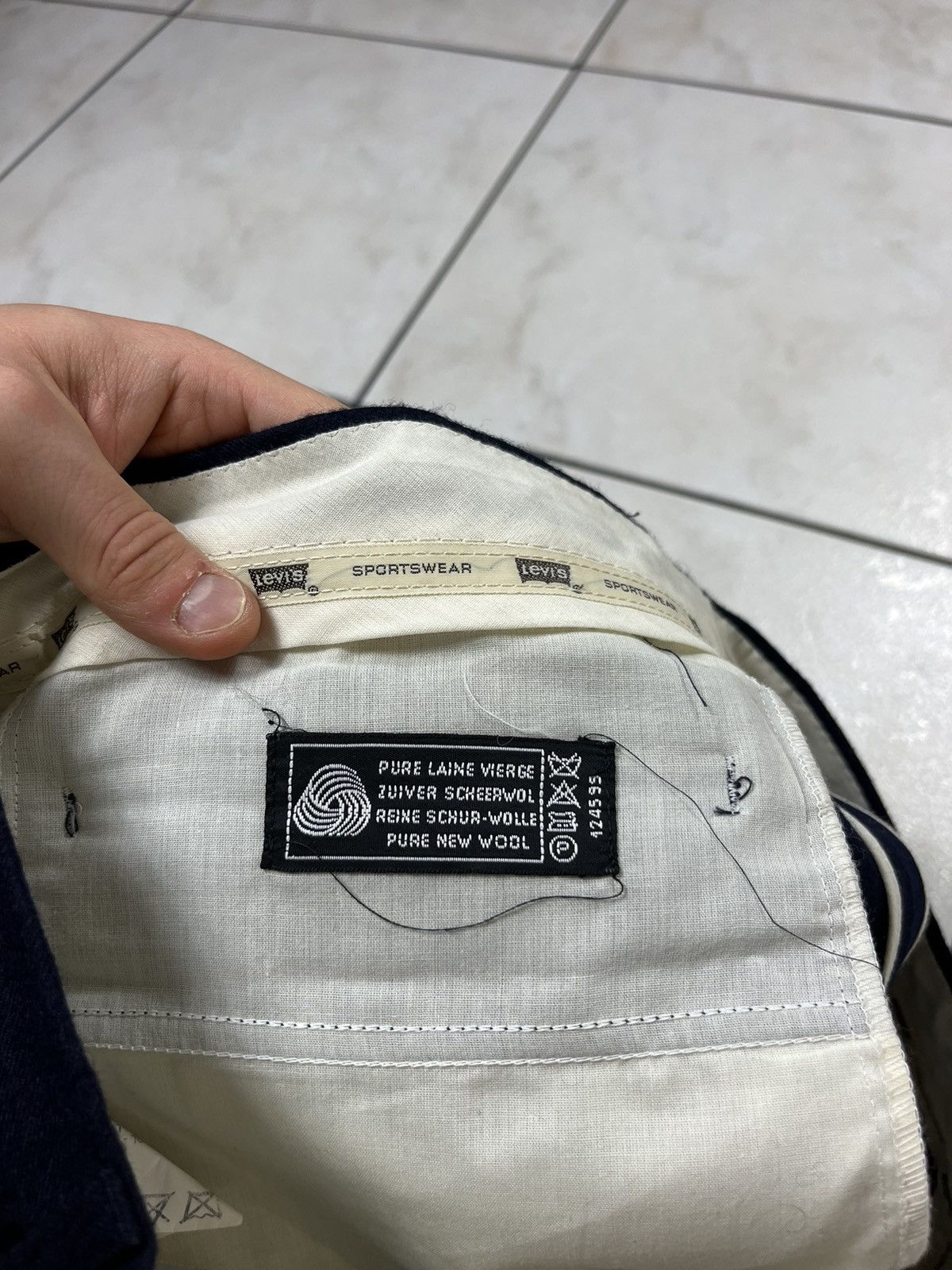 Levi's × Levi's Vintage Clothing × Vintage Vintage Levi’s 70s wool crease classic pants casual trousers Size US 34 / EU 50 - 22 Thumbnail
