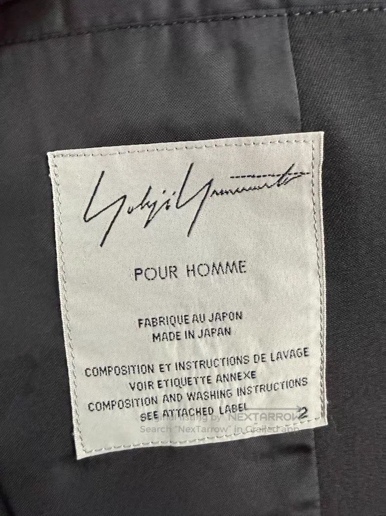 Yohji Yamamoto Yohji Yamamoto Strap suit jacket Size US M / EU 48-50 / 2 - 7 Thumbnail