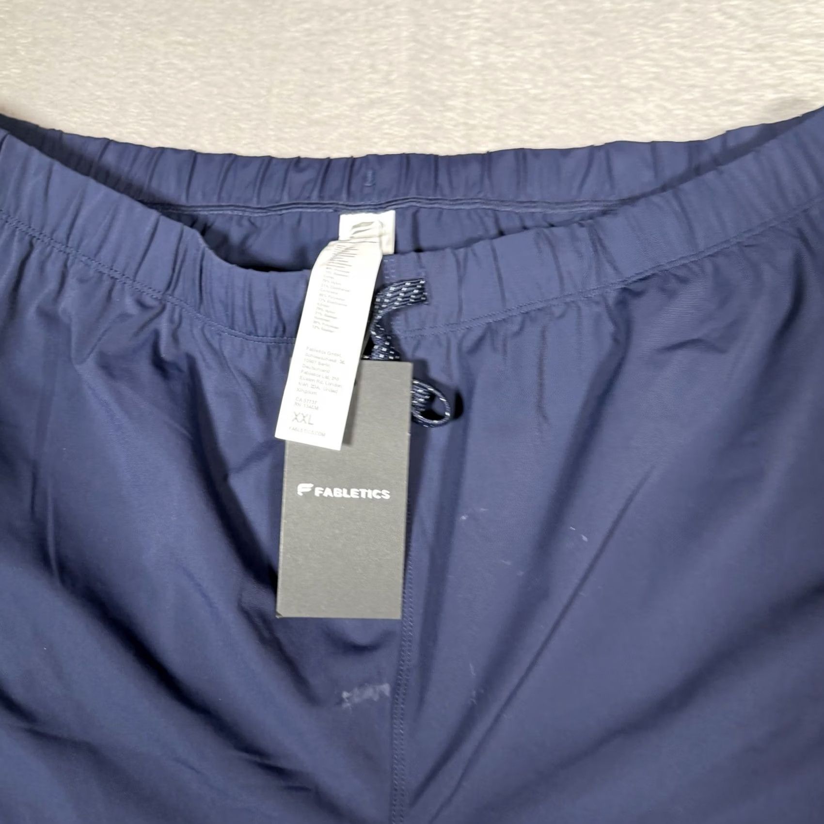 Fabletics Fabletics Shorts Mens 2XL Blue Navy Performance Stretch Running Gym NWT Size US 39 - 4 Thumbnail