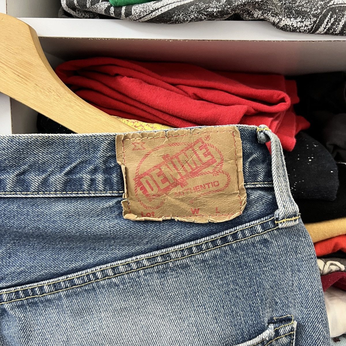 Denime VTG DENIME SELVEDGE JEAN Size US 31 - 7 Thumbnail