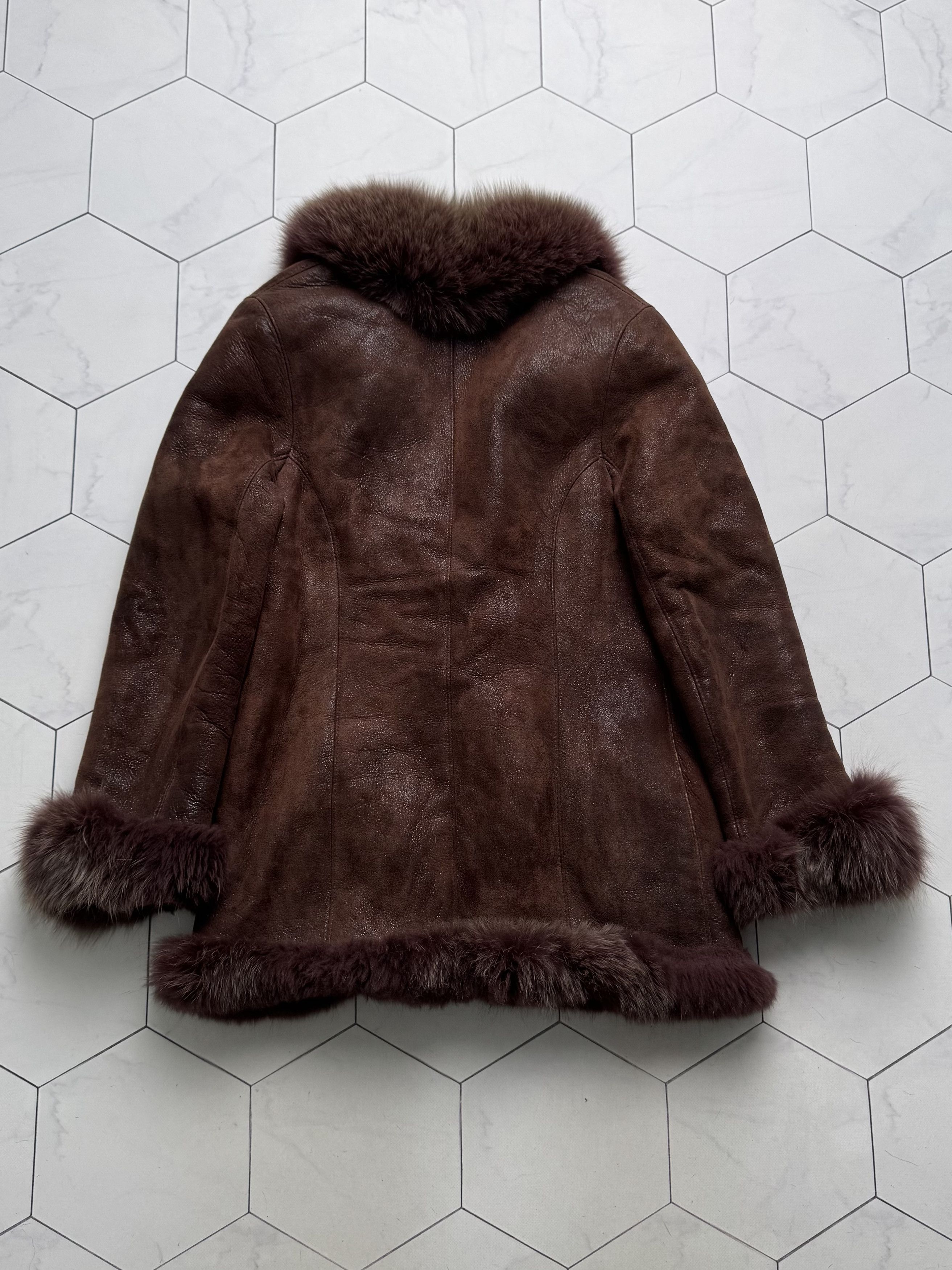 Vintage Vintage Real Sheepskin Coat With Real Fur (B250)D15E2 Size M / US 6-8 / IT 42-44 - 16 Thumbnail
