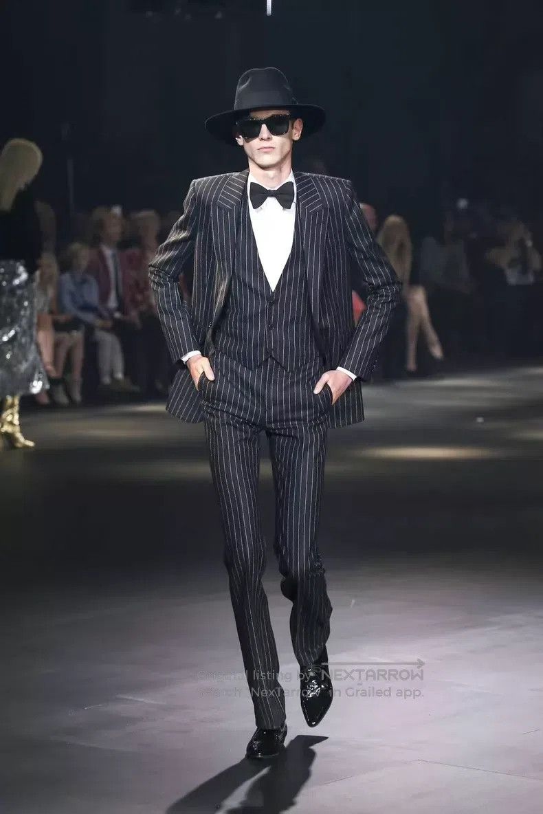 Saint Laurent Paris Saint Laurent Paris Wool Suit Size US M / EU 48-50 / 2 - 7 Thumbnail