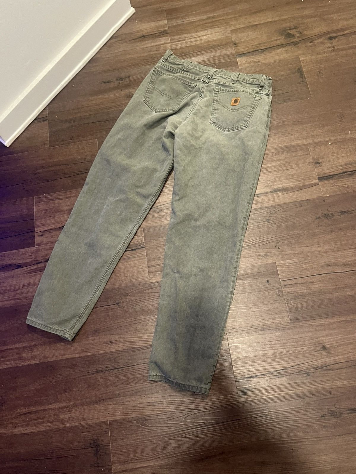 Carhartt Vintage Carhartt Carpenter Pants Olive Green Size US 30 / EU 46 - 2 Thumbnail