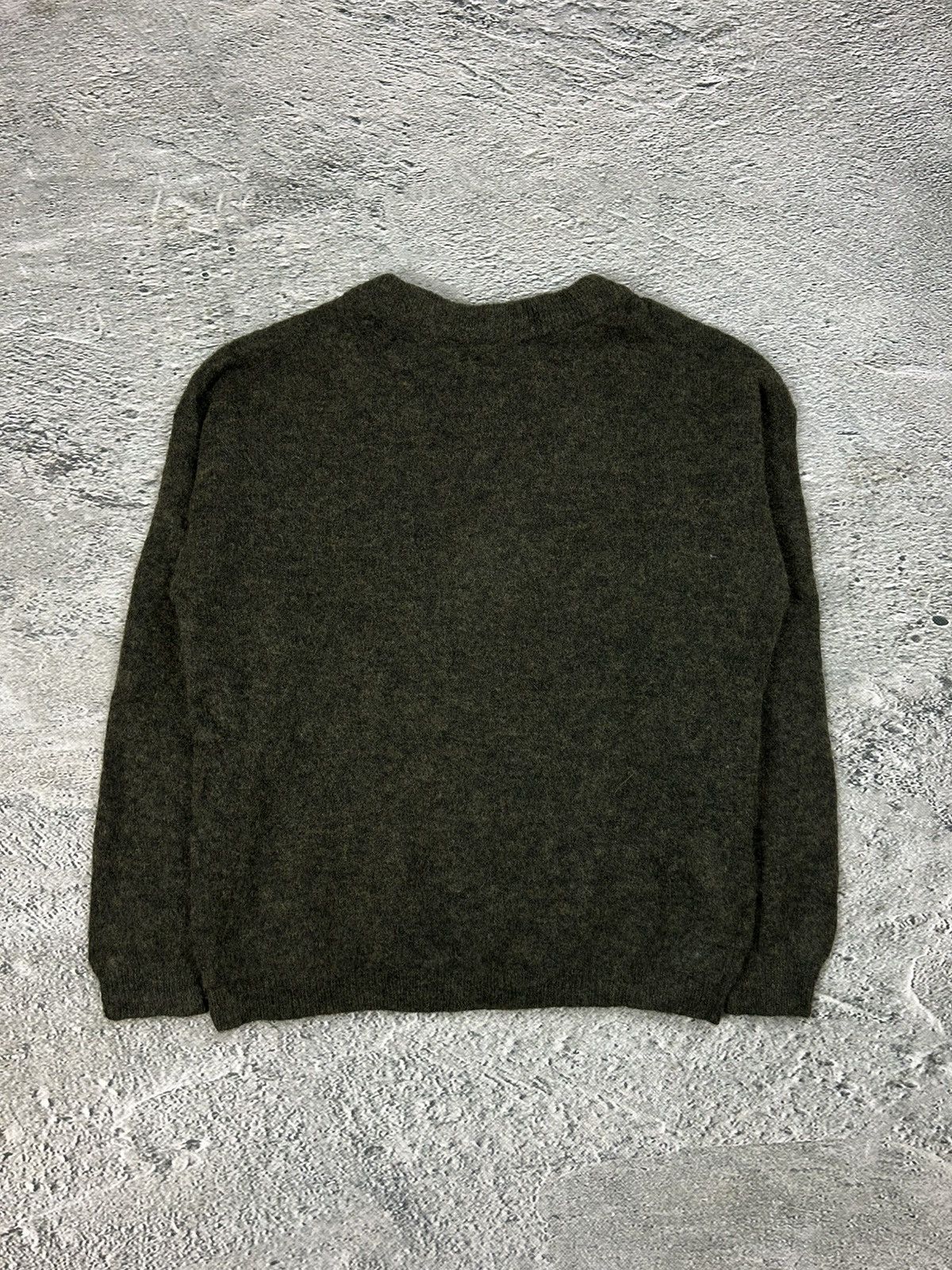 Acne Studios Acne Studios mohair sweater dramatic moh khaki Size US S / EU 44-46 / 1 - 1 Thumbnail